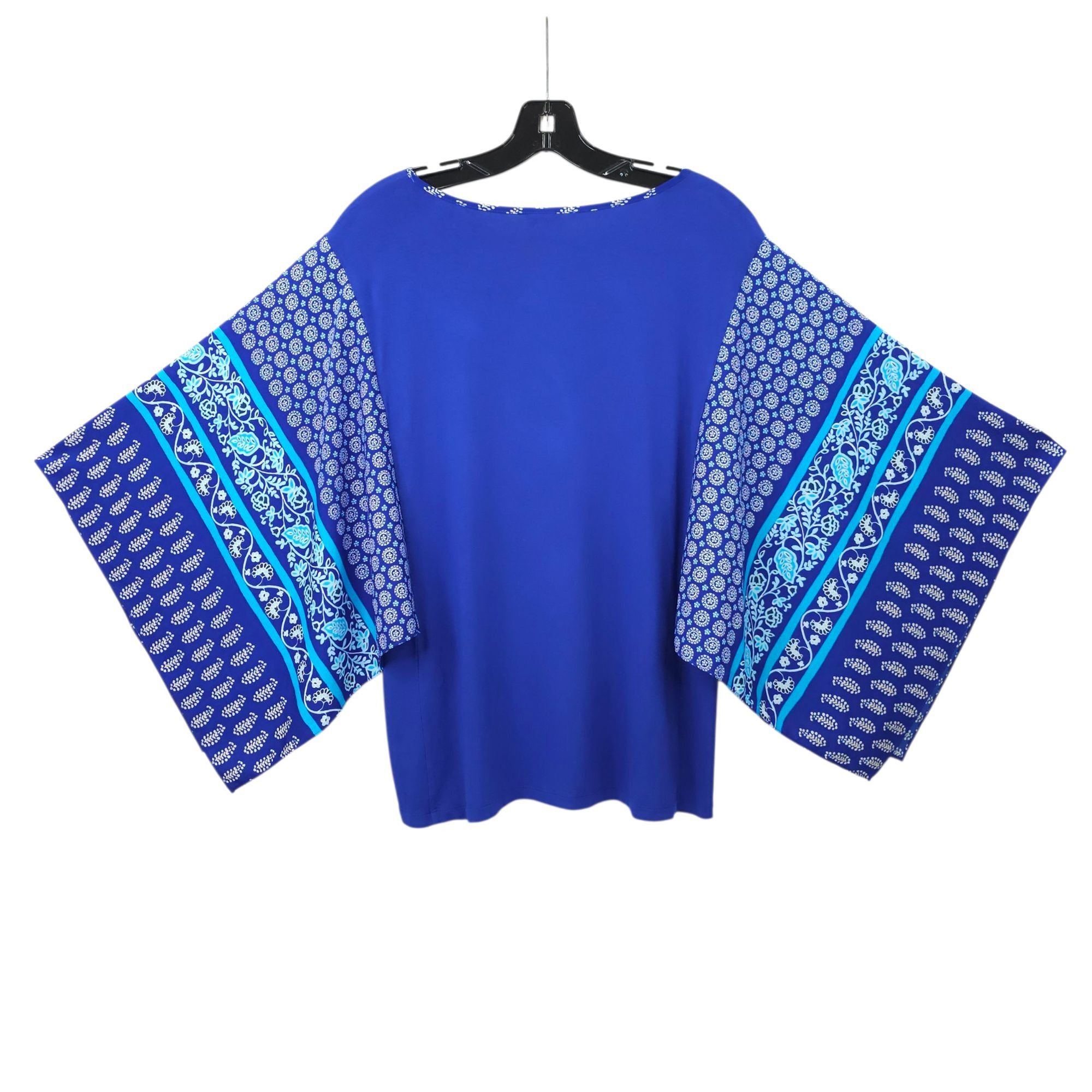 Chicos Chicos Pullover Top Womens 2 US L Paisley Handkerchief Batwi Size L / US 10 / IT 46 - 2 Thumbnail