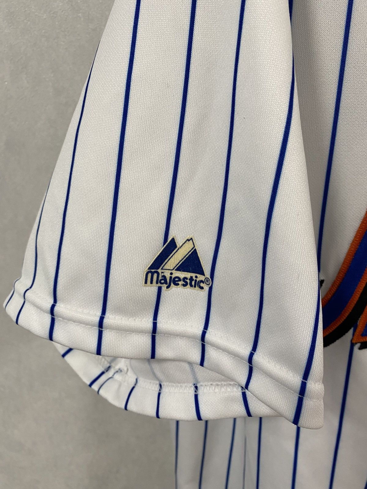 MLB Majestic Mets Pedro Martinez 45 Made in USA jersey Size: L Size US L / EU 52-54 / 3 - 5 Thumbnail