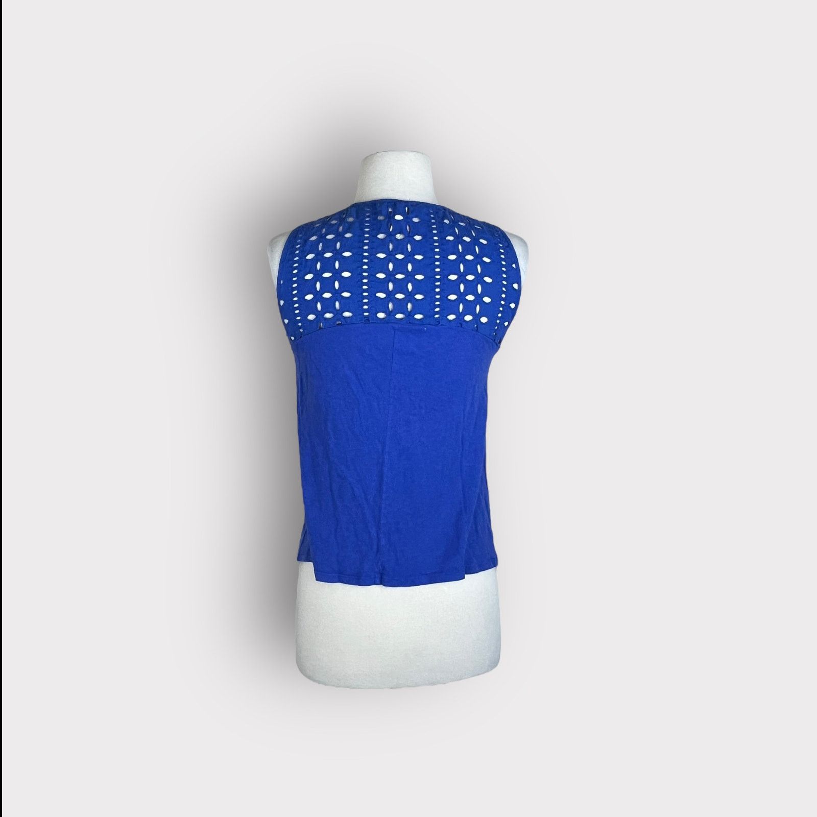 Fossil Fossil | Vintage Y2K Eyelet Accent Tank | Small Size S / US 4 / IT 40 - 2 Thumbnail
