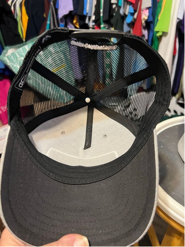 Blackfist Unisex BlackOvis Trucker Hat Gray/Black One Size Fits Most Size ONE SIZE - 7 Thumbnail
