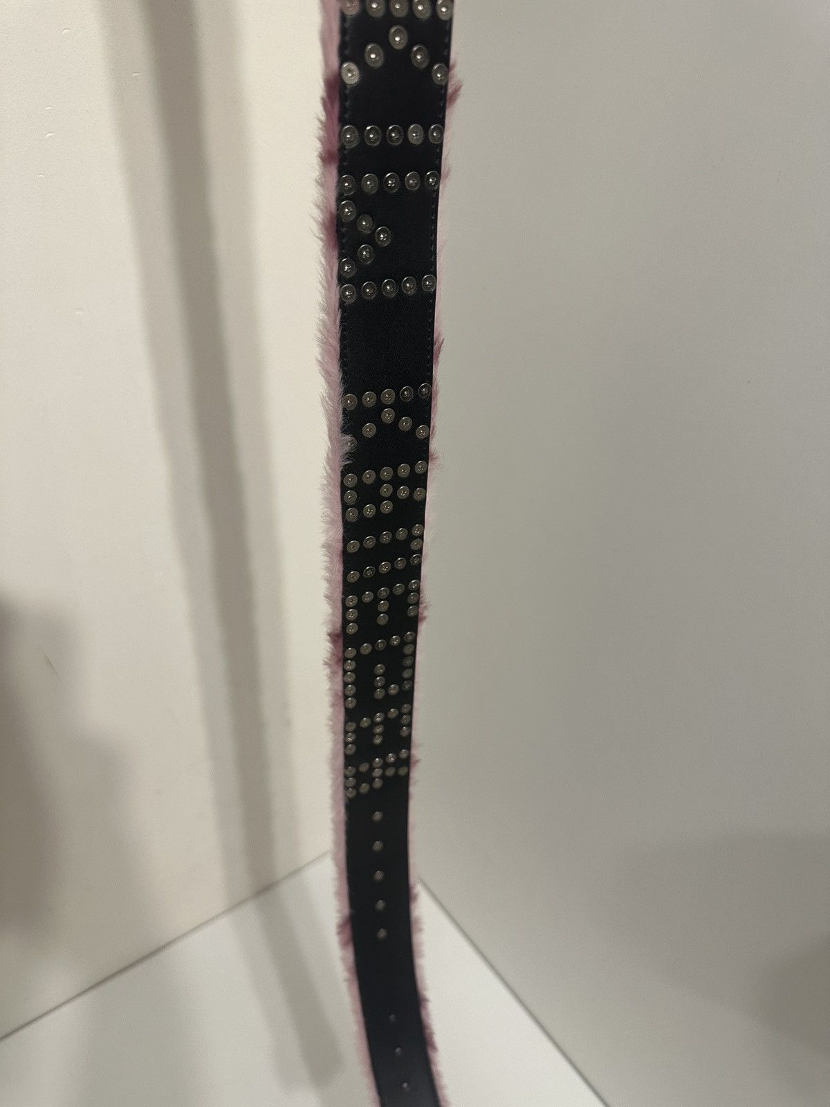 Kim Krueger Studed pink fur belt cheetah print from kim krueger Size ONE SIZE - 4 Thumbnail