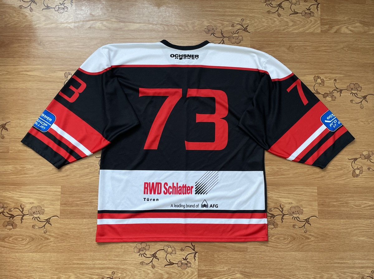 Other St.Gallen HC Eisbaren Ochsner #73 Euro hockey jersey Size US XL / EU 56 / 4 - 8 Thumbnail