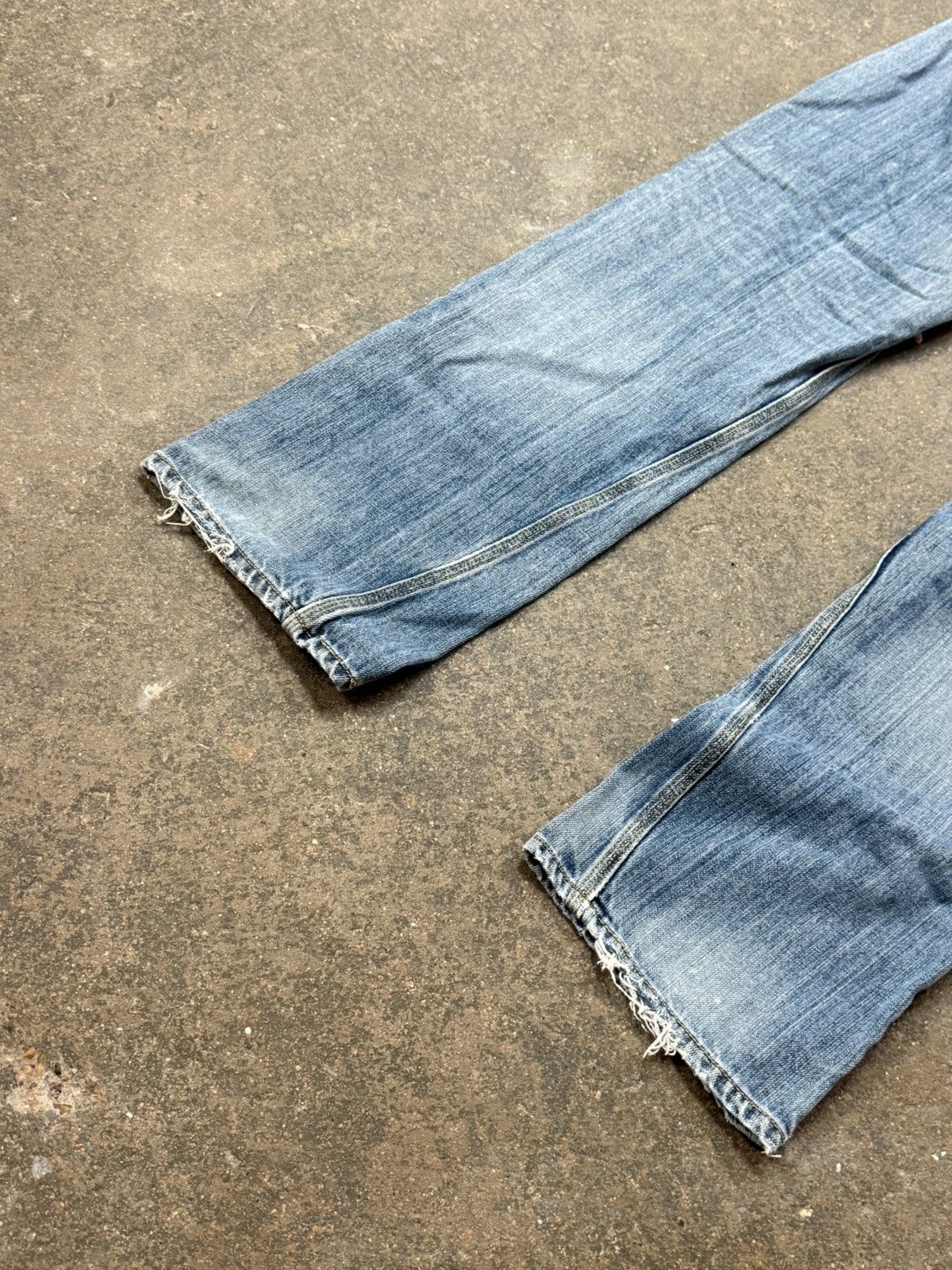 Levi's Vintage Checkered Levi Distressed Slim Hole Knee Denim Jeans Size US 32 / EU 48 - 11 Thumbnail