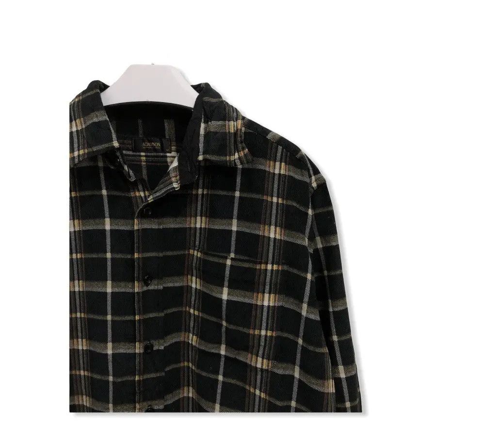 Flannel × Vintage Vintage Adamson Plaid Tartan Flannel Shirt 👕 Size US M / EU 48-50 / 2 - 2 Thumbnail