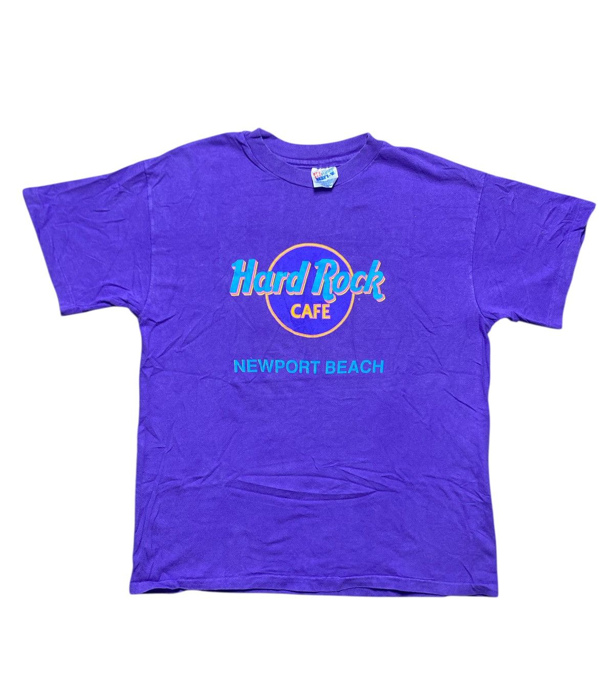 Hard Rock Cafe VINTAGE HARD ROCK CAFE NEWPORT BEACH TEE Size US L / EU 52-54 / 3 - 2 Thumbnail