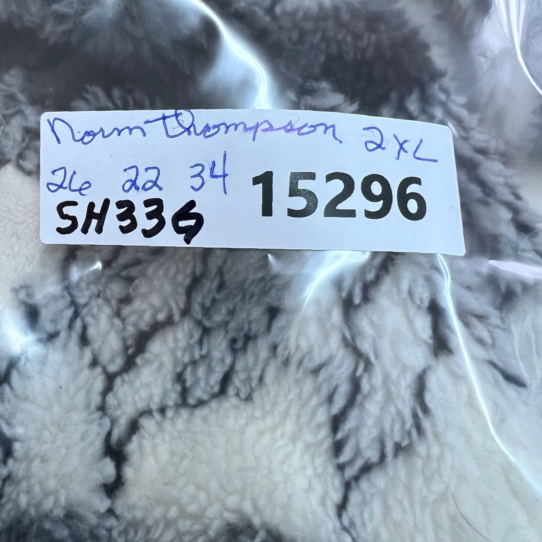 Jim Thompson Norm Thompson Cardigan Women 2XL Multicolor Geometric Knit Sherpa Tree Art Winter Womens Size XXL / US 16-18 / IT 52-54 - 8 Thumbnail