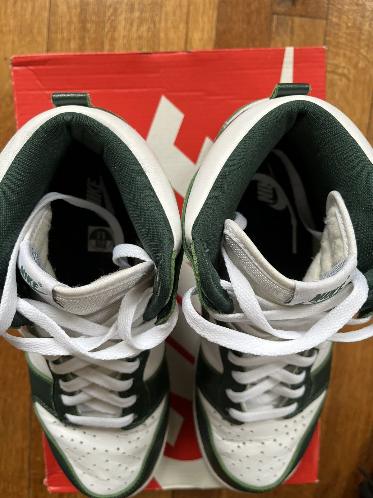 Nike Nike Dunk Hi SP Spartan Green 2020 Size US 9.5 / EU 42-43 - 4 Thumbnail