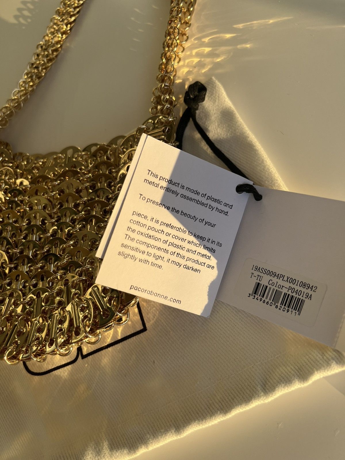 Paco Rabanne Paco Rabanne Iconic Gold Moon Bag Size ONE SIZE - 8 Thumbnail