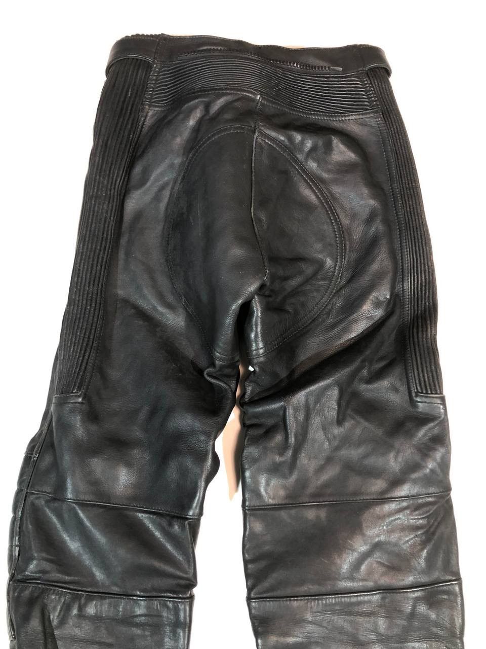Vintage Vintage Racing Moto Biker Leather Pants Vintage Size US 26 / EU 42 - 7 Thumbnail