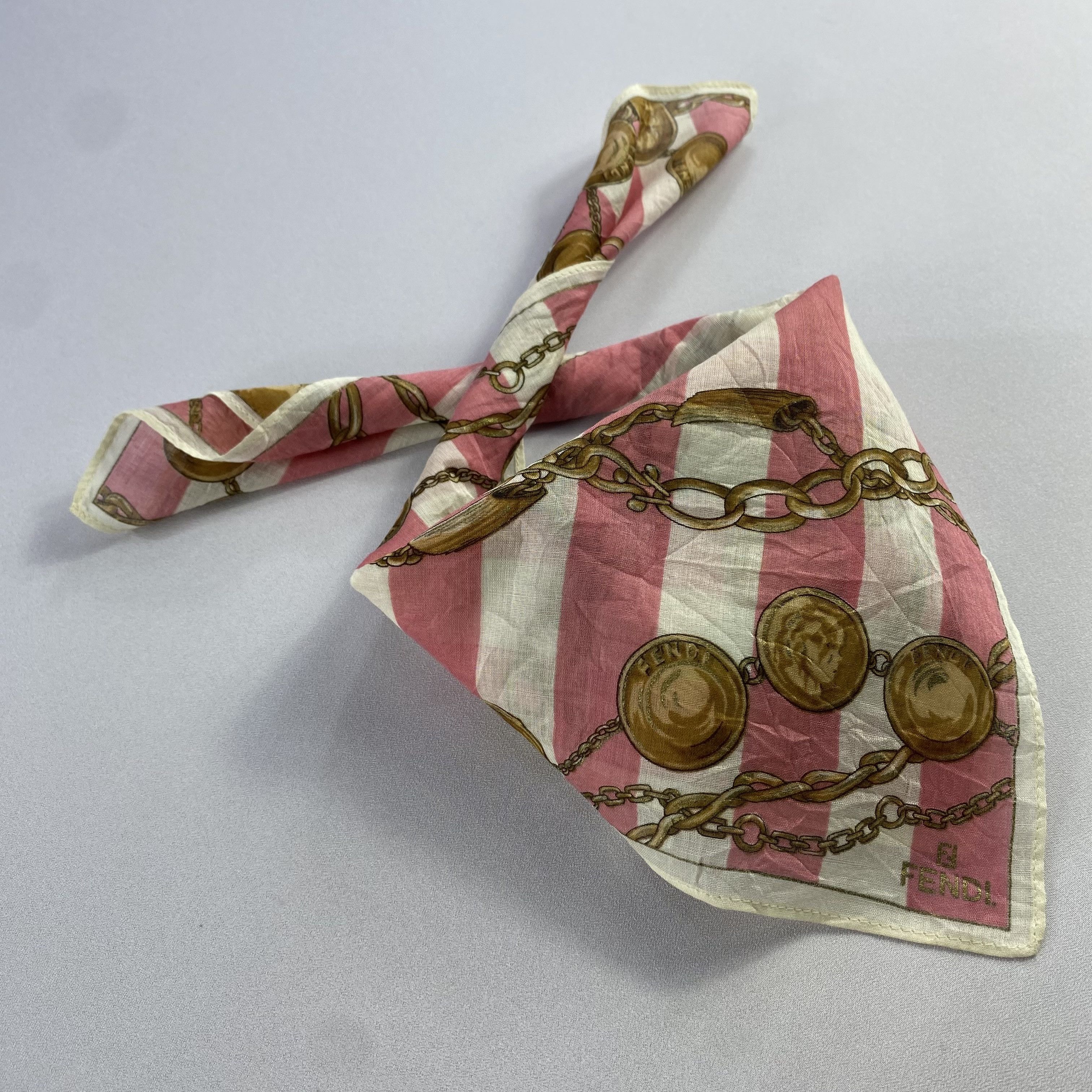 Vintage Fendi Bandana/ Handkerchief / Neckerchief Size ONE SIZE - 2 Thumbnail