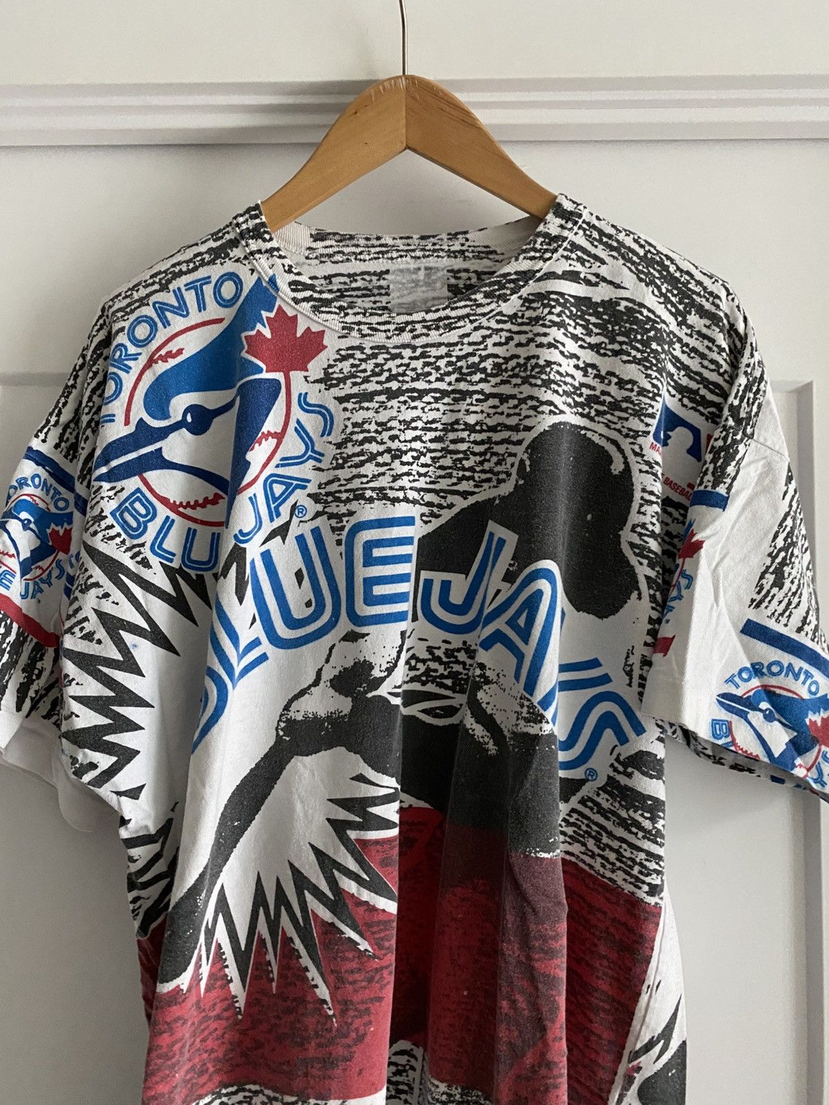 Vintage Toronto Blue Jays 90s All-over print Shirt Size US XL / EU 56 / 4 - 3 Thumbnail