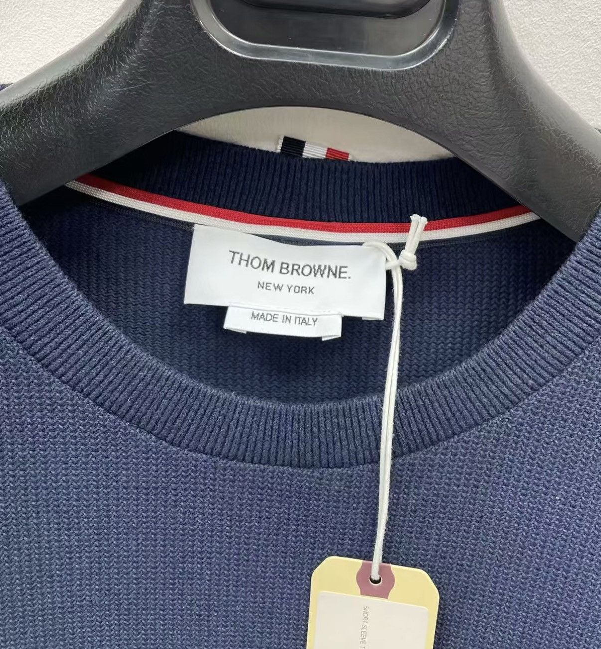 Thom Browne Thom Browne 100% Cotton Knit Short Sleeve T-shirt J30 Size US L / EU 52-54 / 3 - 5 Thumbnail
