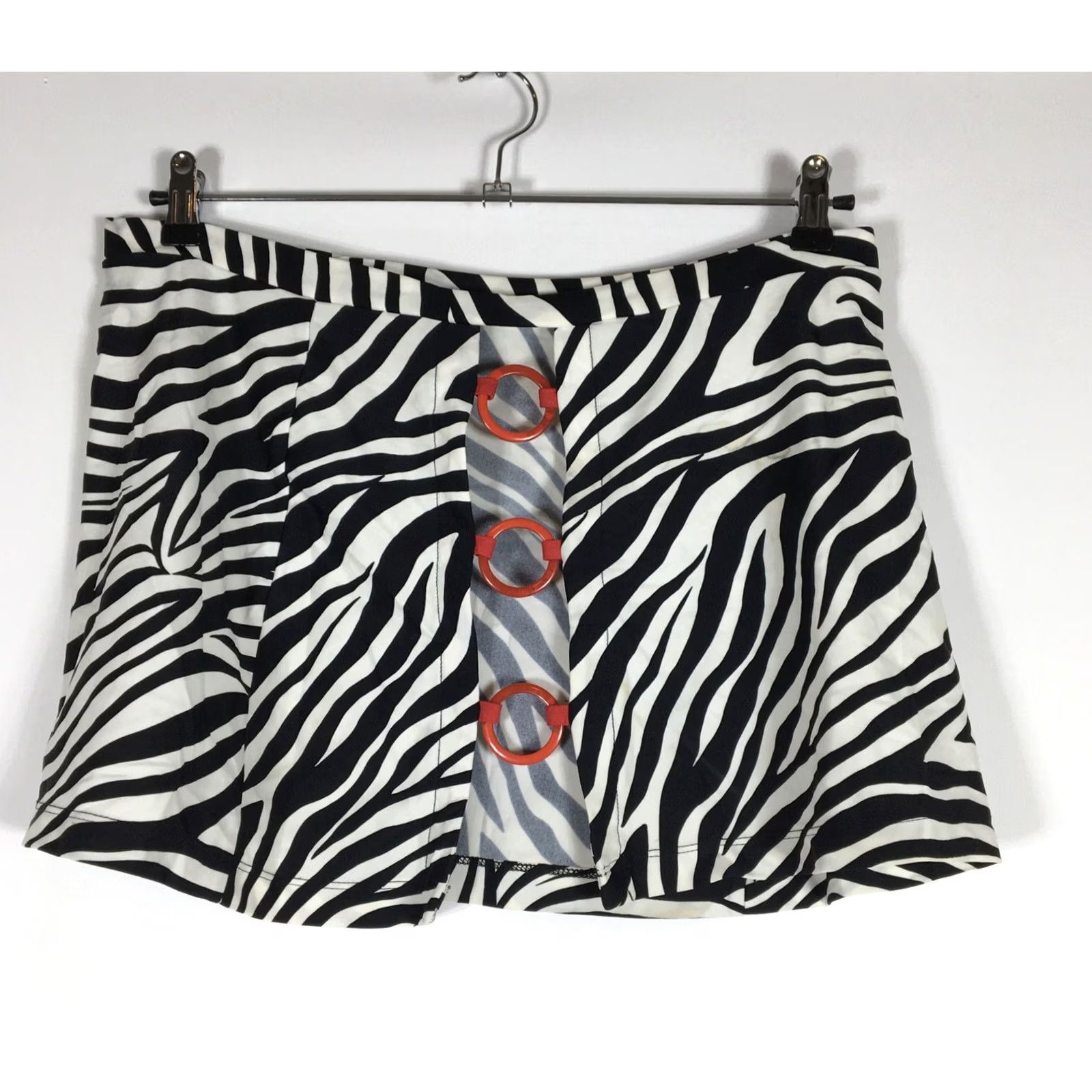Vintage Vintage Niki Wior One Piece Swimsuit - Black White Zebra Size 38" / US 16 / IT 52 - 3 Thumbnail