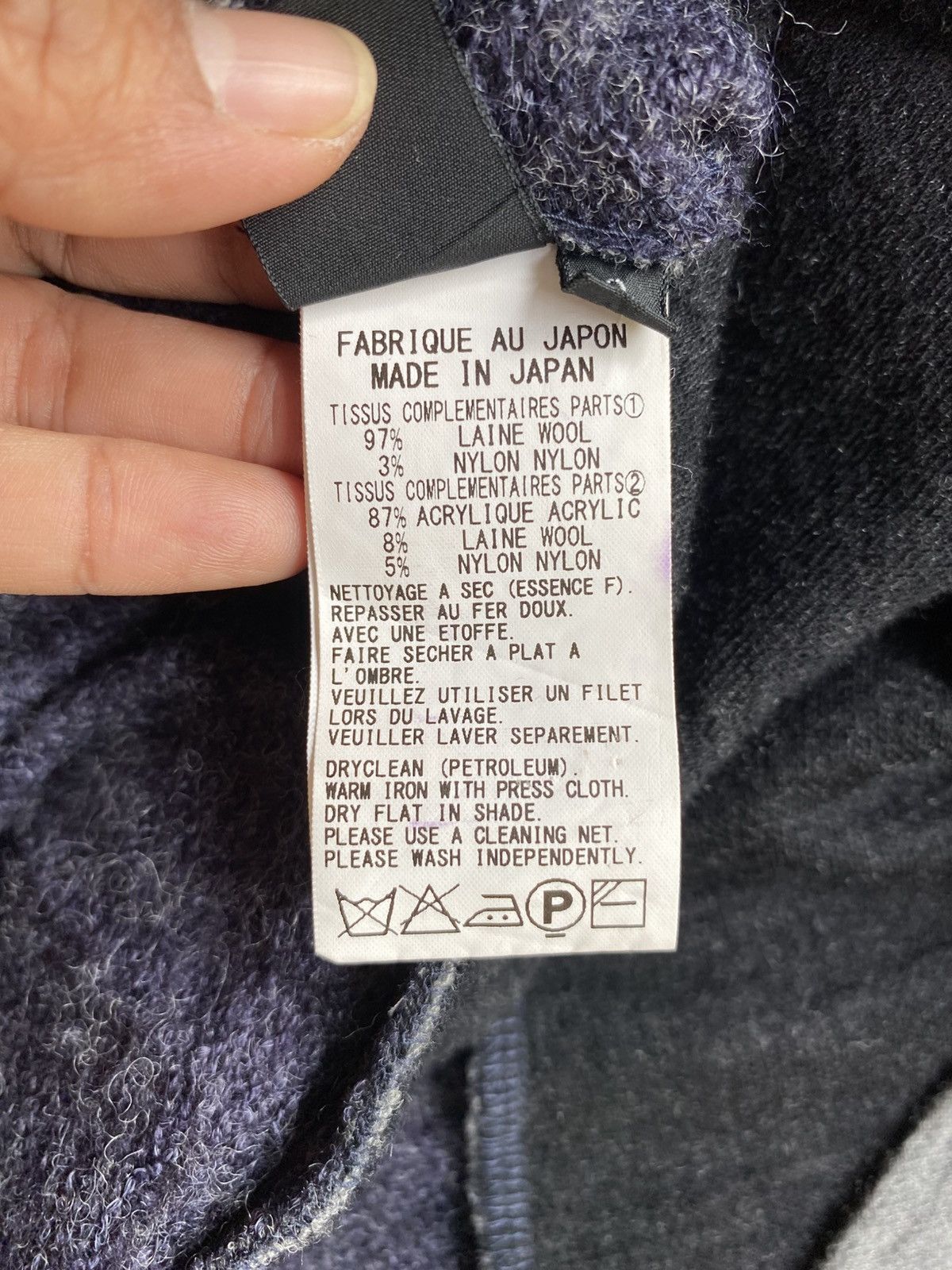 Y's Y’s Yohji Yamamoto Gray Layered Hem Knit Top Size XS / US 0-2 / IT 36-38 - 11 Thumbnail