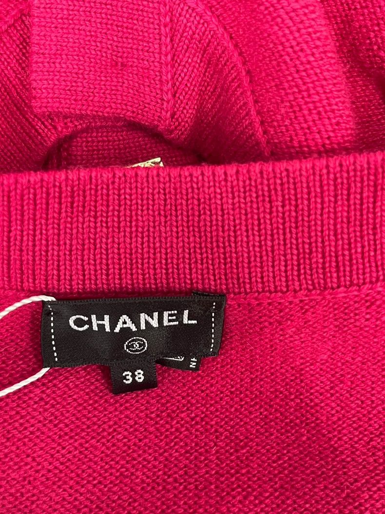 Chanel Chanel Red cashmere suspender top Size XS / US 0-2 / IT 36-38 - 4 Thumbnail