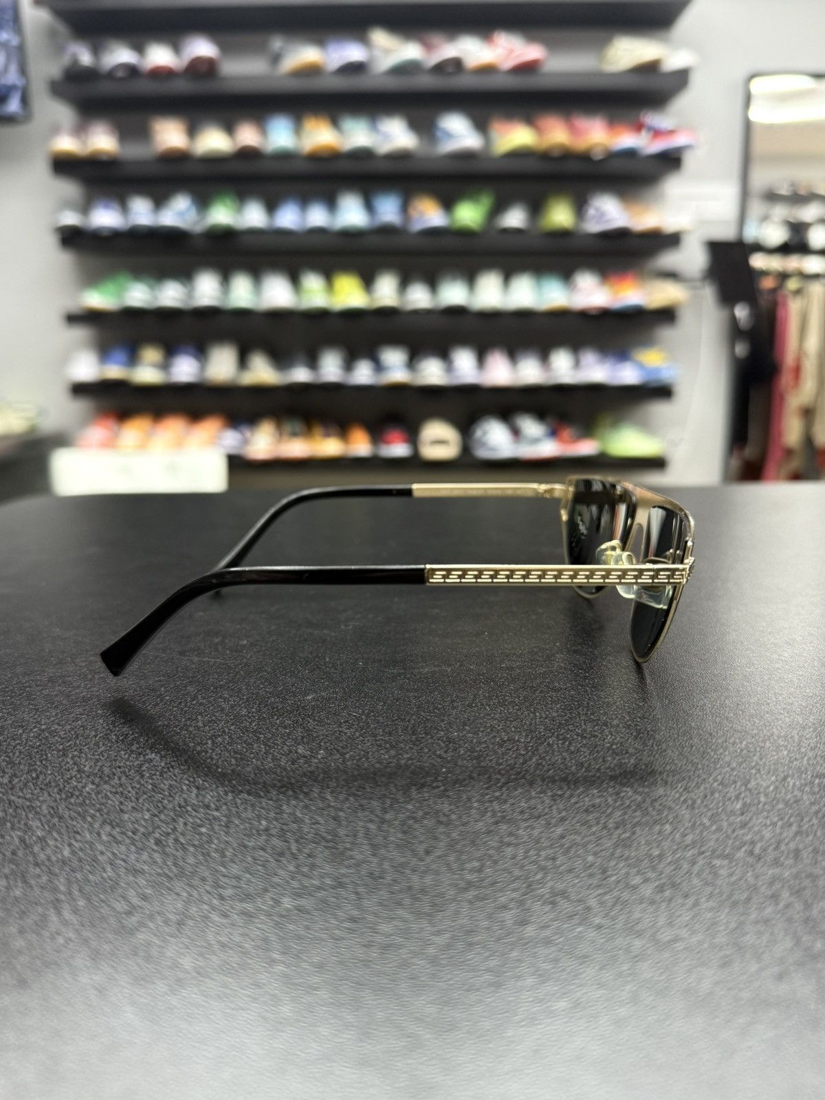 Versace AUTHENTIC Mens Versace Gold Sunglasses Size ONE SIZE - 3 Thumbnail