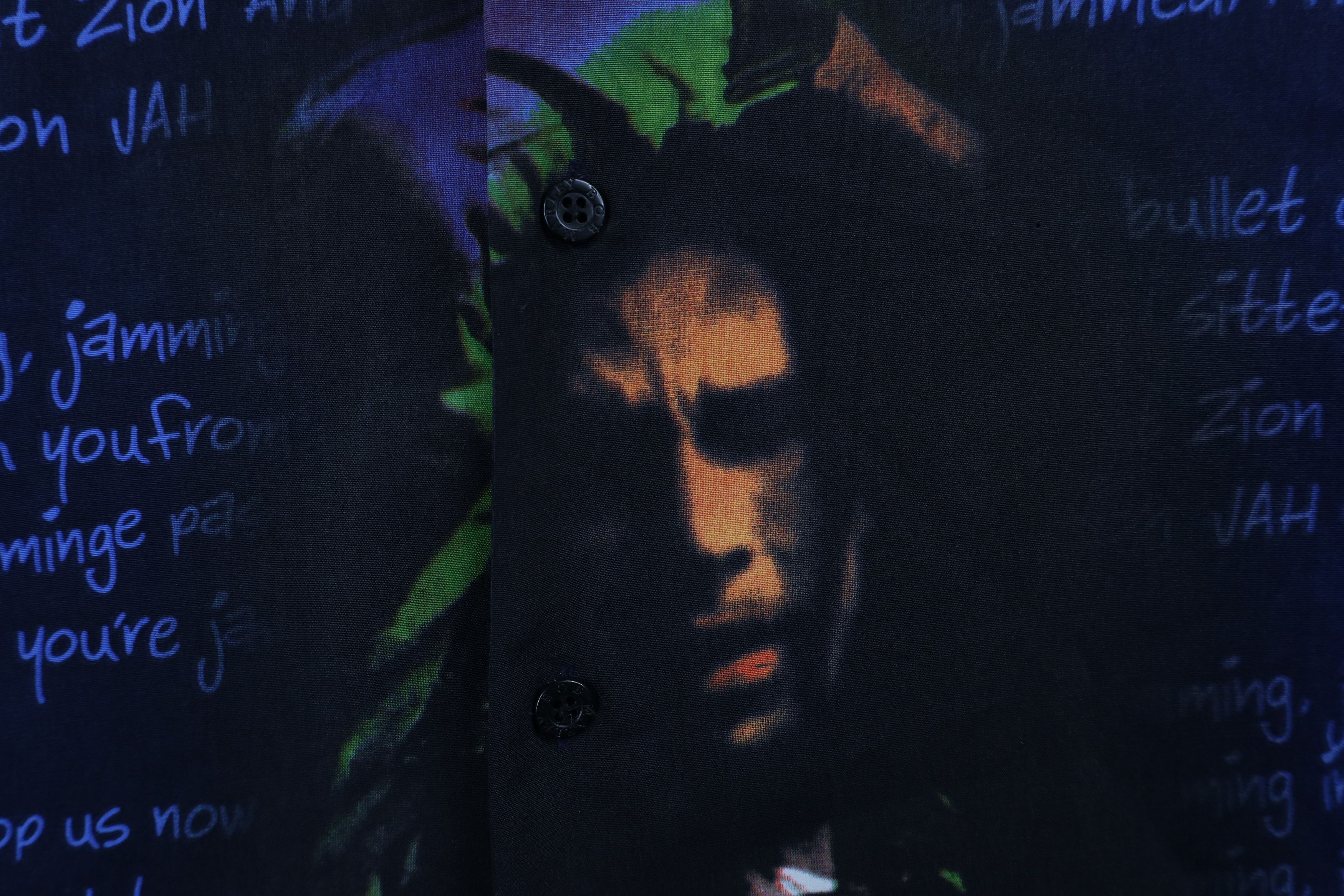 Vintage Vintage 90s Y2K Streetwear Print Bob Marley Button Shirt Size US XXL / EU 58 / 5 - 5 Thumbnail
