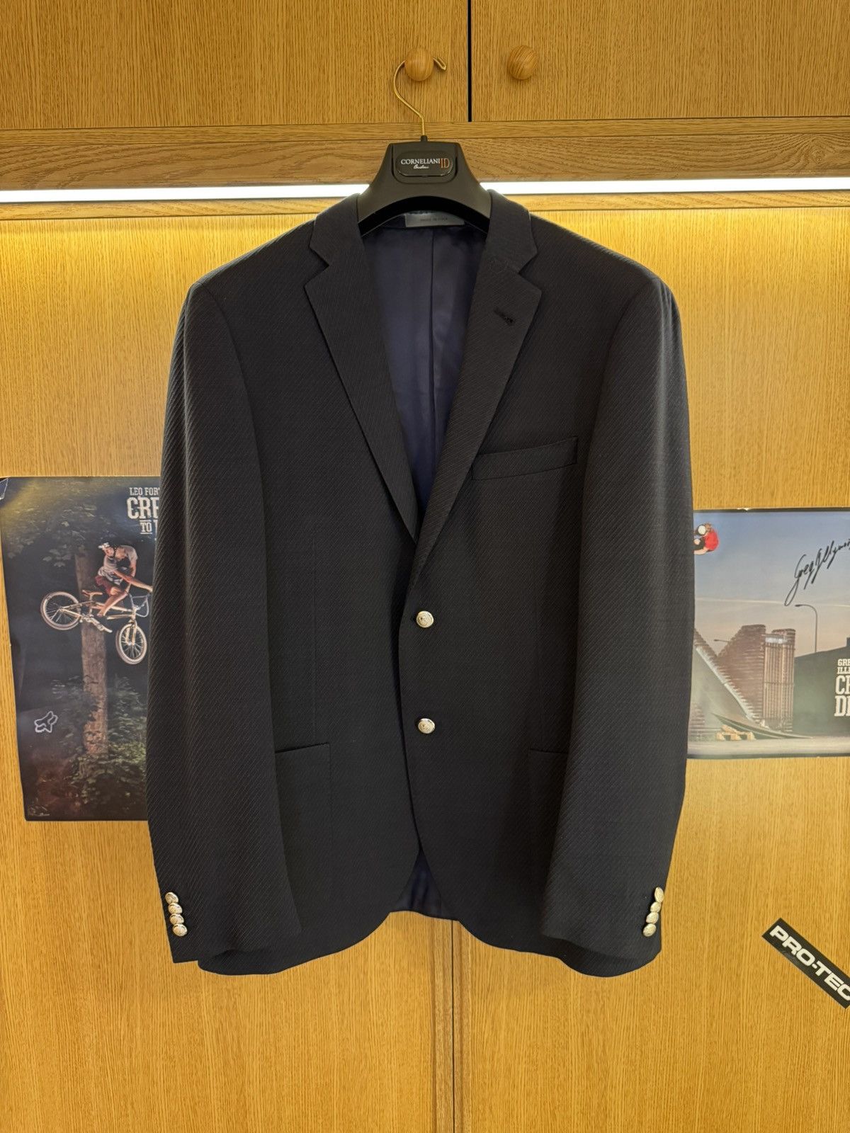 Corneliani Corneliani Silk-Blend Tailored Blazer Size 52R - 1 Thumbnail