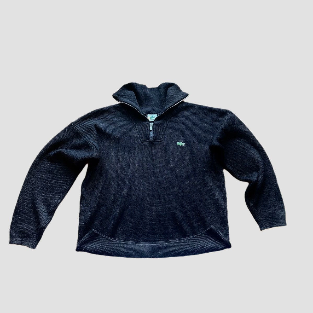 Lacoste × Vintage Lacoste Half Zip Sweatshirt Size US M / EU 48-50 / 2 - 1 Thumbnail