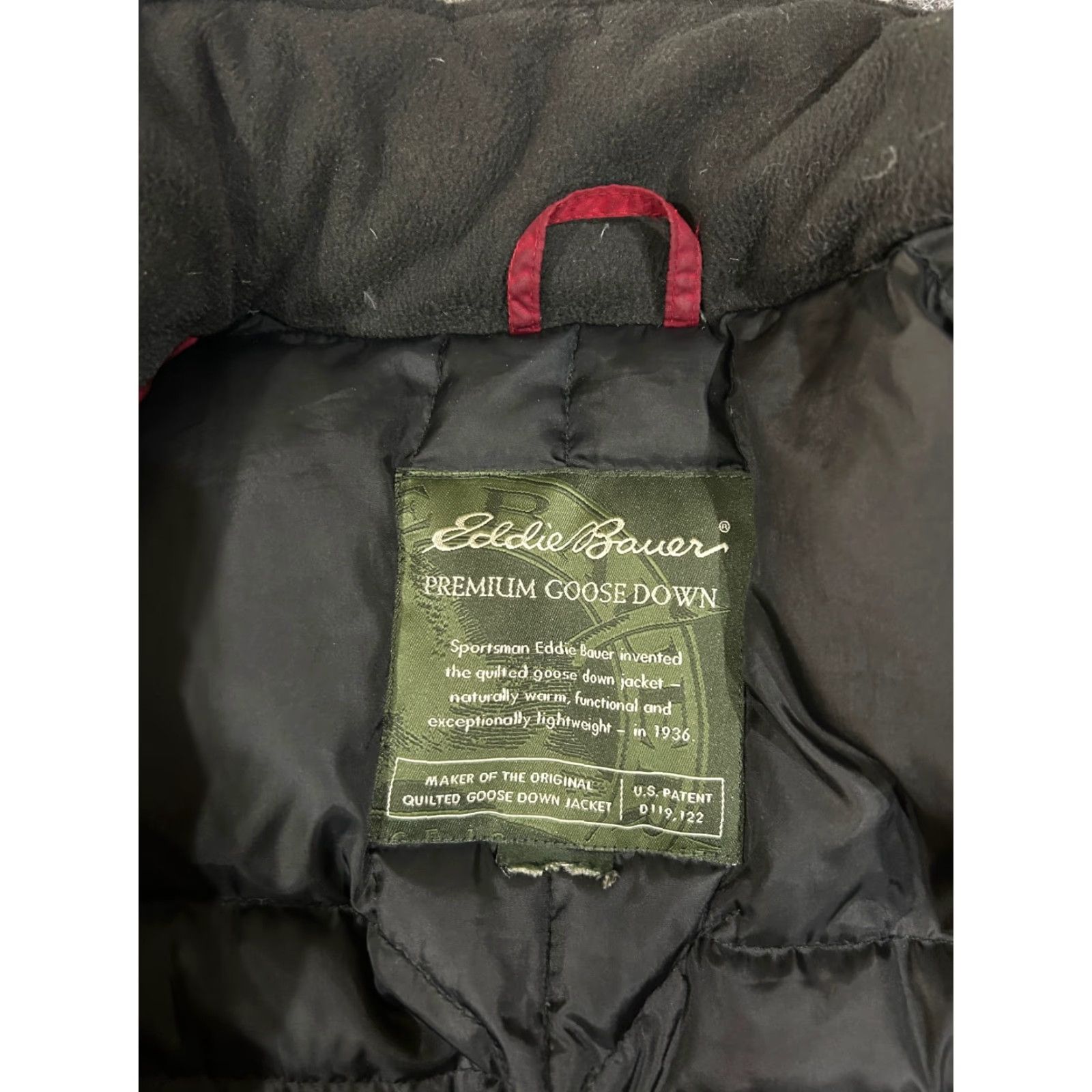 Eddie Bauer Eddie Bauer Puffer Jacket Mens Large Black Red Premium Goose Down Winter Coat Size US L / EU 52-54 / 3 - 5 Thumbnail