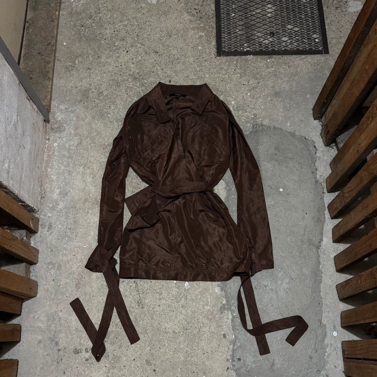 Gucci S/S 2003 Gucci by Tom Ford Silk Mini Trapunto Stitch dress Size S / US 4 / IT 40 - 1 Thumbnail