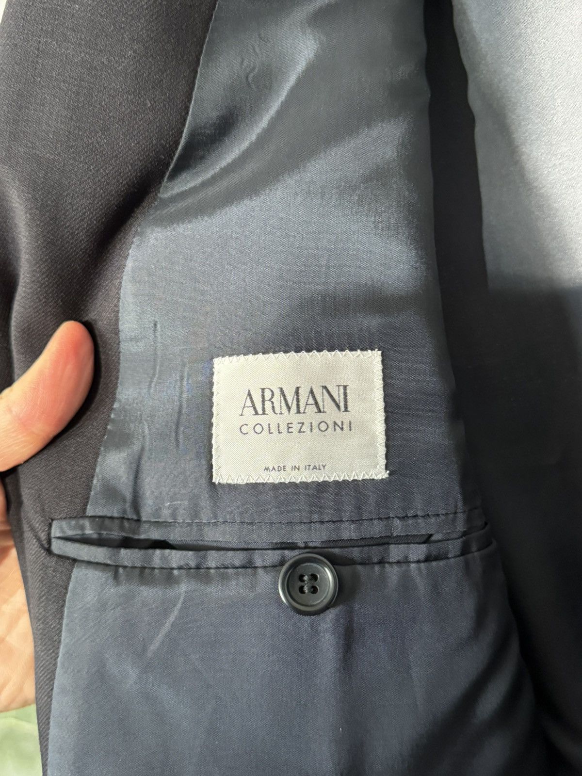Armani Collezioni Armani Collezioni Blazer – Made in Italy – 100% Virgin Wool Size 54L - 4 Thumbnail