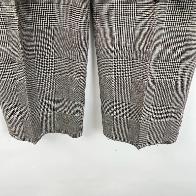 Gucci Gucci Gray Plaid Casual Pants New-2505 Size 28" / US 6 / IT 42 - 4 Thumbnail