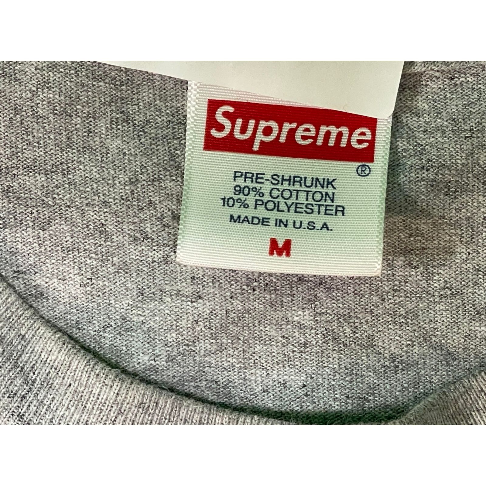 Supreme Supreme 'Real Love' Grey Tee Size US M / EU 48-50 / 2 - 3 Thumbnail