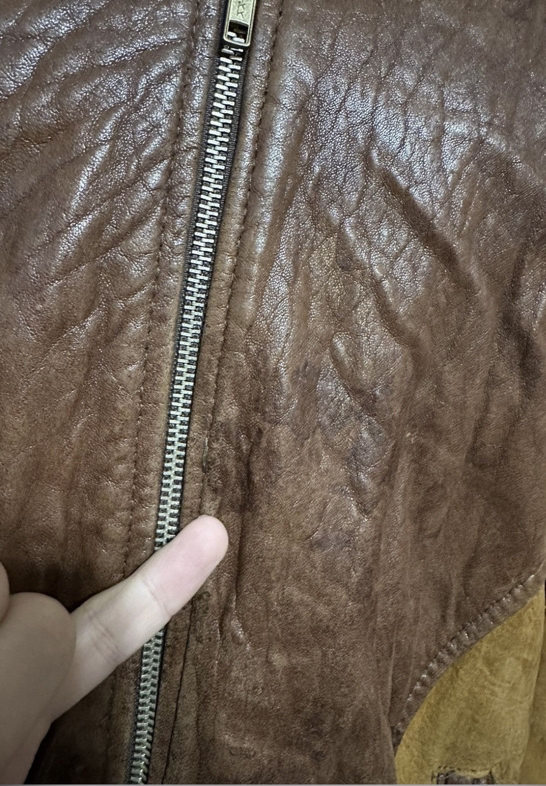 Vintage Vintage Eight Ball Leather Jacket 90’s Distressed PoolHall Size US M / EU 48-50 / 2 - 7 Thumbnail