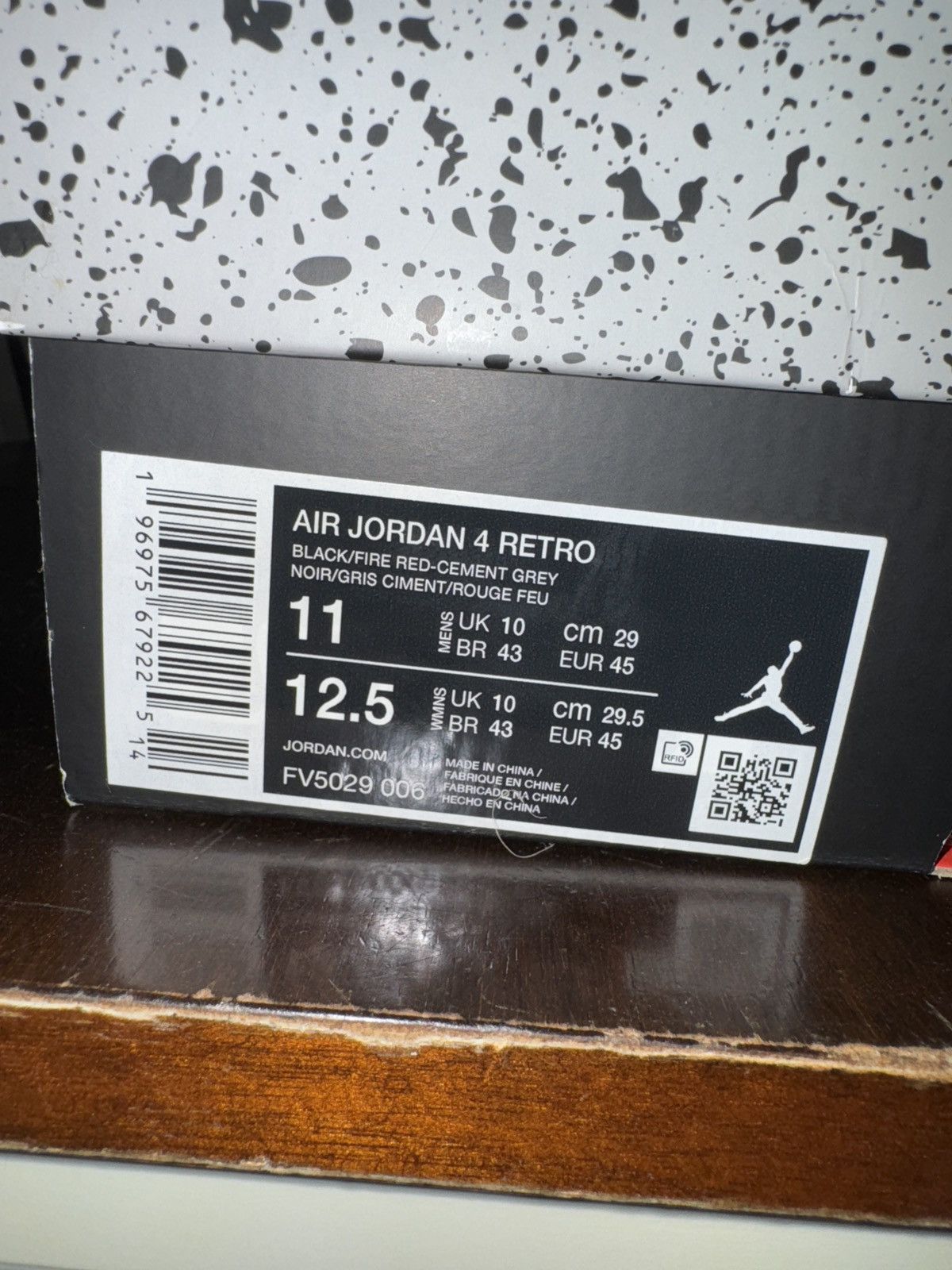 Jordan Brand JORDAN 4 RETRO Size US 11 / EU 44 - 1 Thumbnail
