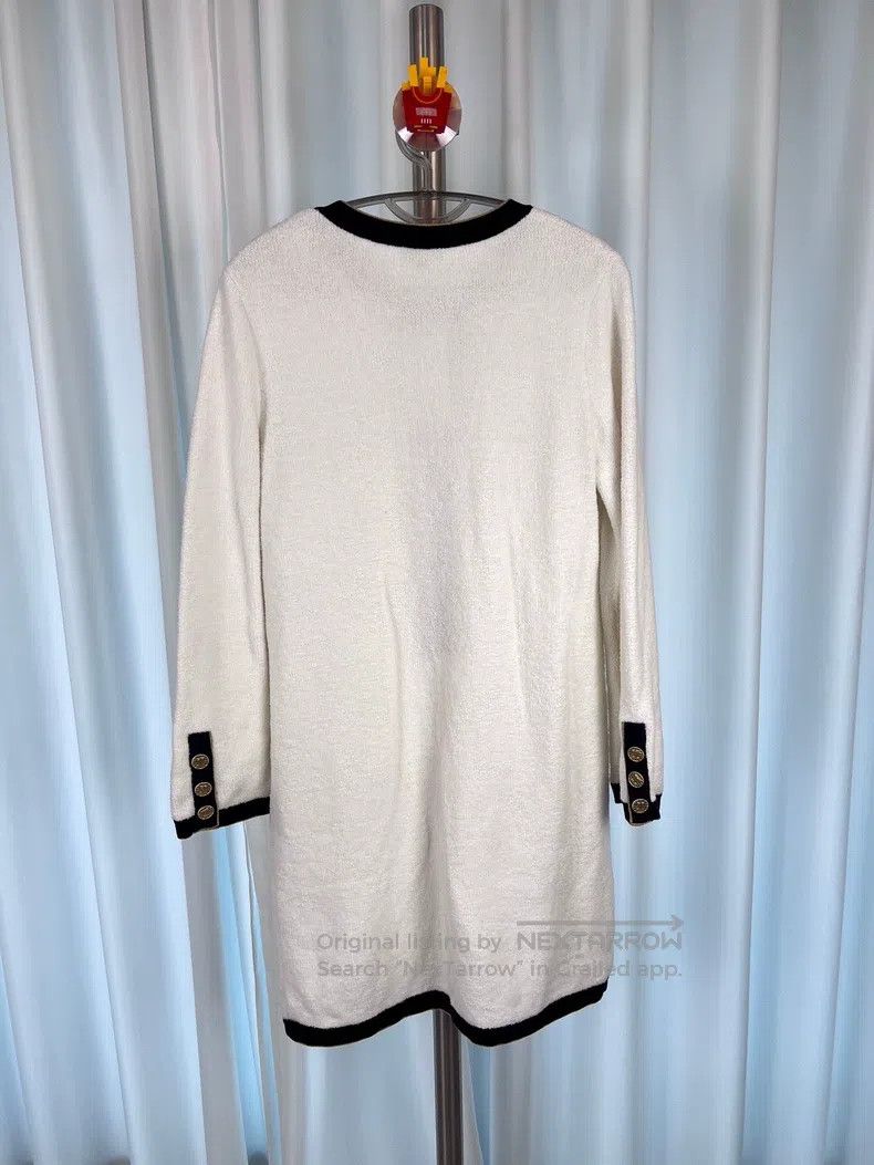 Chanel Chanel Long-sleeved dress made of cruise ship series towel Size XS / US 0-2 / IT 36-38 - 2 Thumbnail
