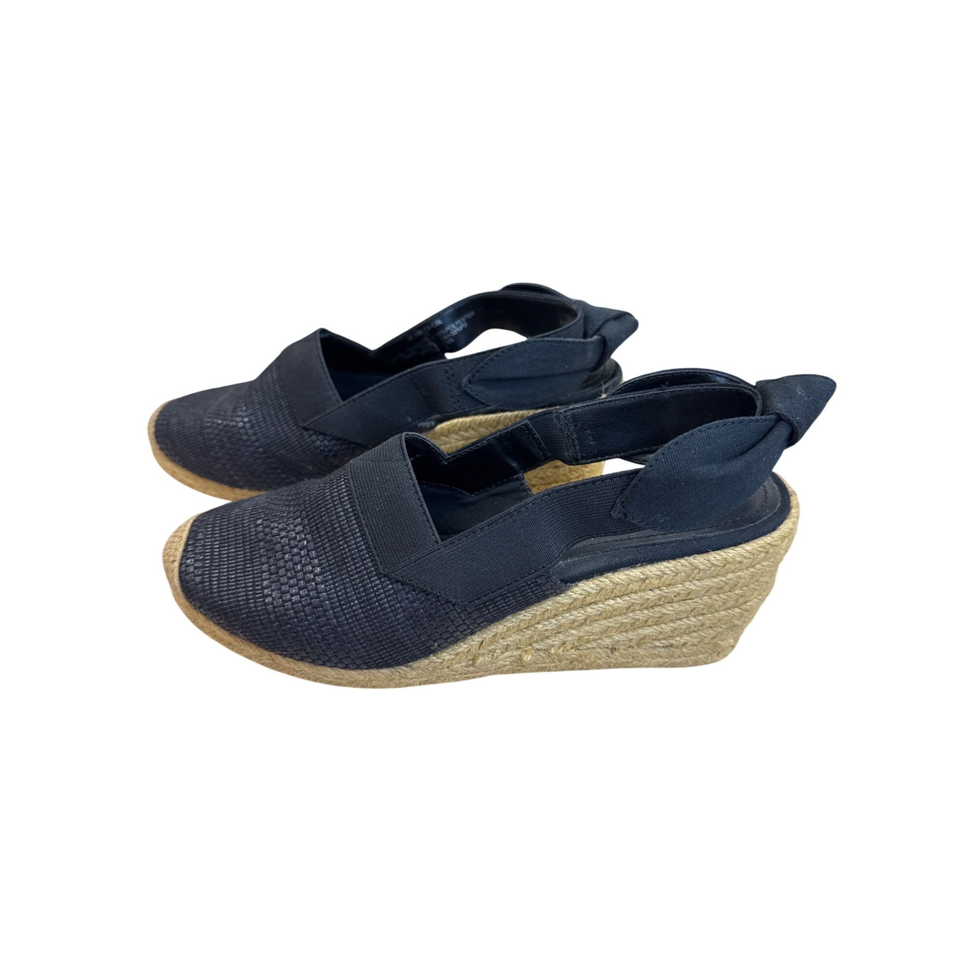 Lauren Ralph Lauren Lauren Ralph Lauren Womens Black Espadrille Wedge Sandals Sh Size US 7 / IT 37 - 4 Thumbnail