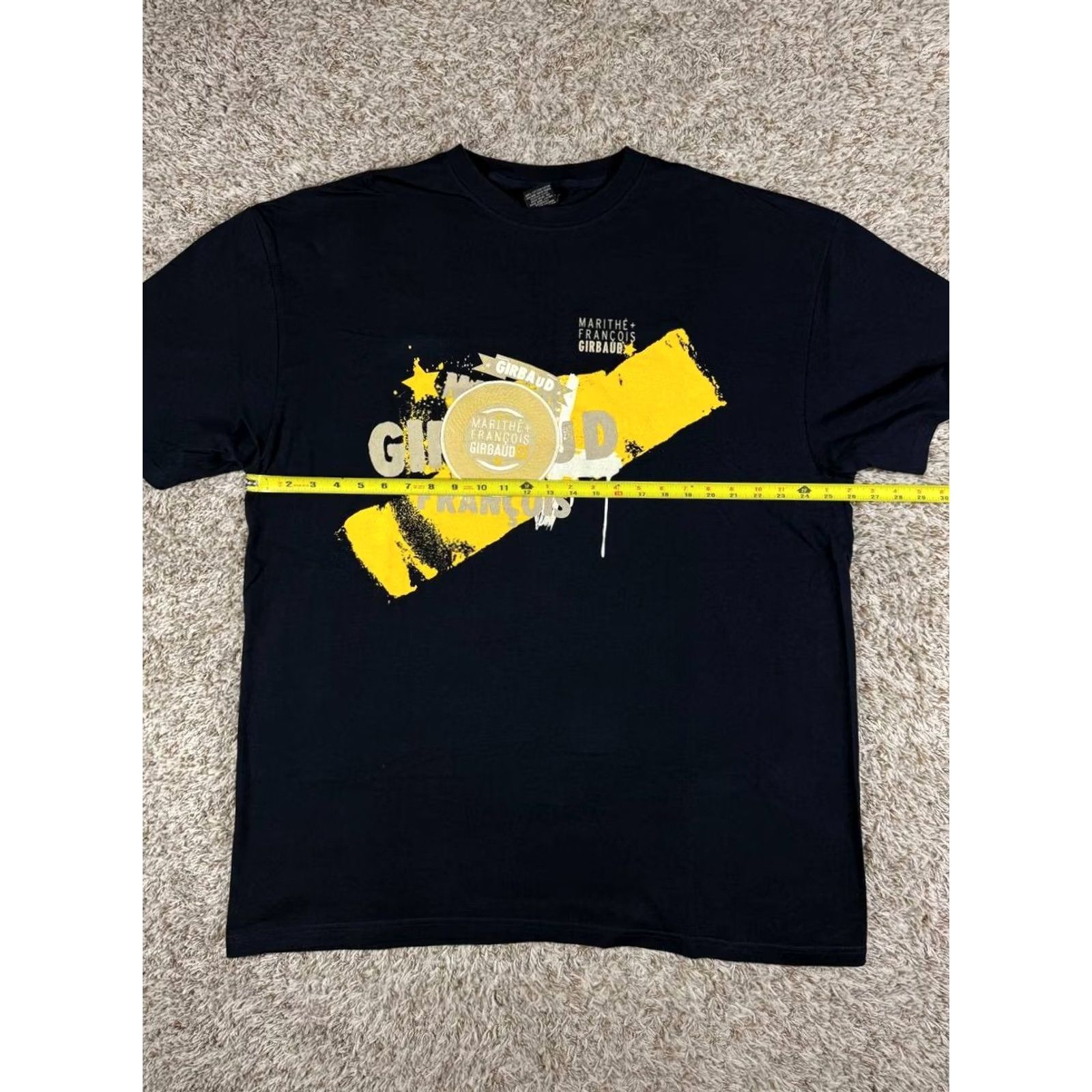 Vintage VINTAGE Marithe Francois Girbaud T-Shirt Logo Cotton Crew Neck Short Sleeve XXL Navy Paint Splash Hip Hop Skate Men US 2XL Size US XXL / EU 58 / 5 - 6 Thumbnail