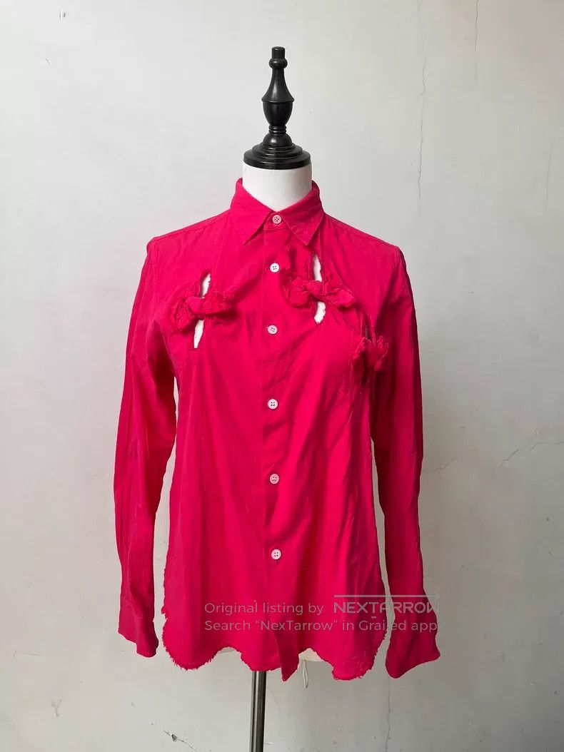 Comme des Garcons Comme Des Garcons Knotted lace-up shirt Size M / US 6-8 / IT 42-44 - 1 Thumbnail