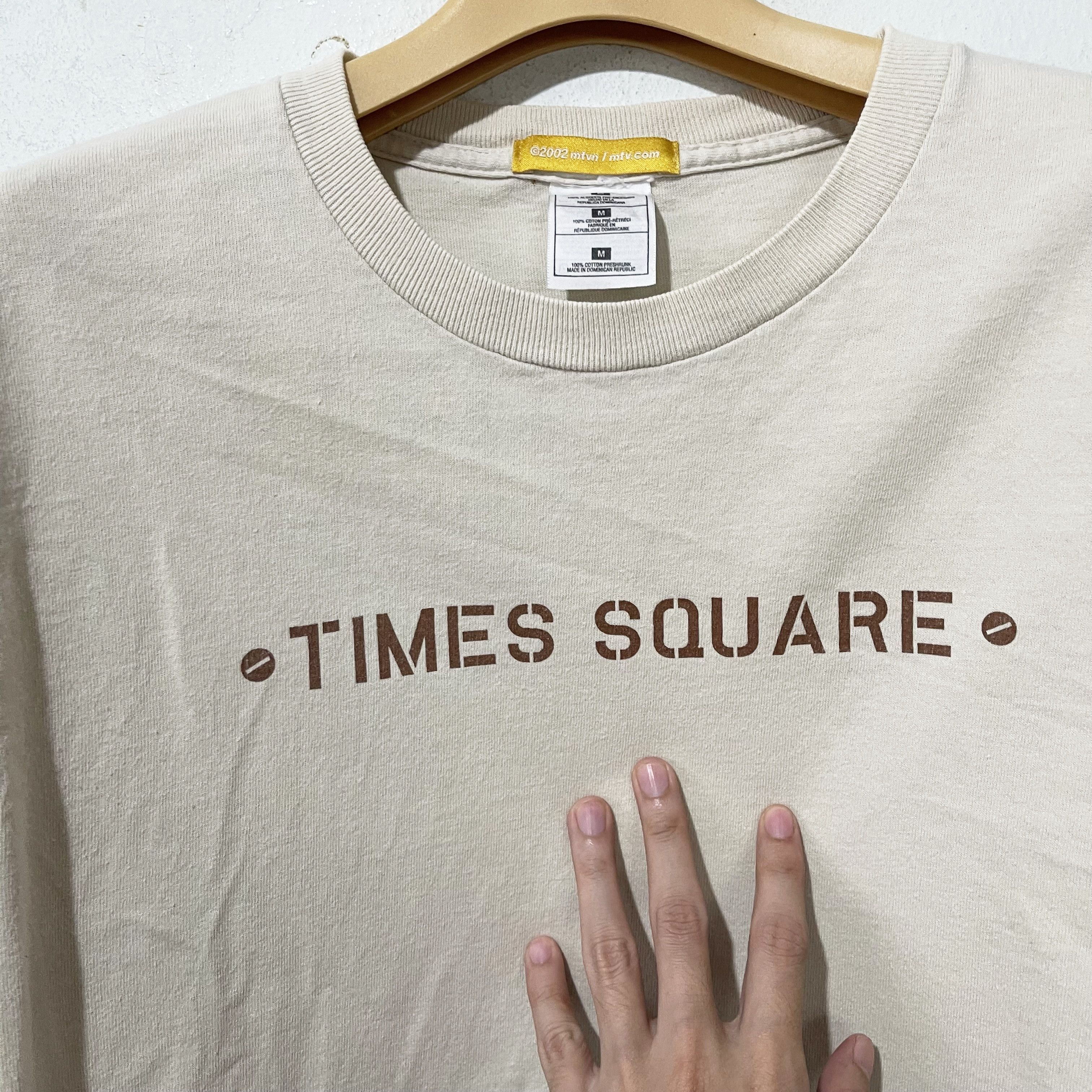 Mtv Vintage 2002 MTV Times Square T-Shirt Size US M / EU 48-50 / 2 - 2 Thumbnail