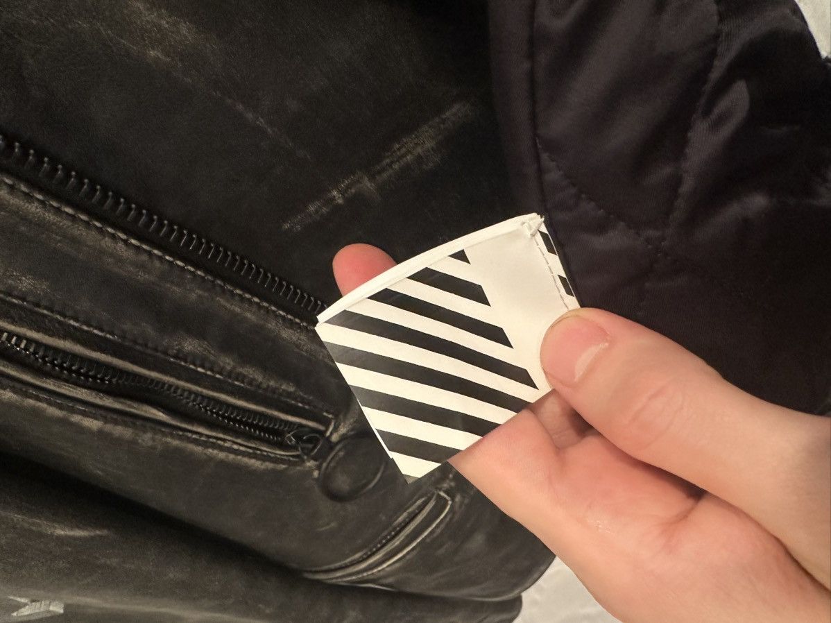 Off-White Off White Leather Jacket Size US L / EU 52-54 / 3 - 18 Thumbnail