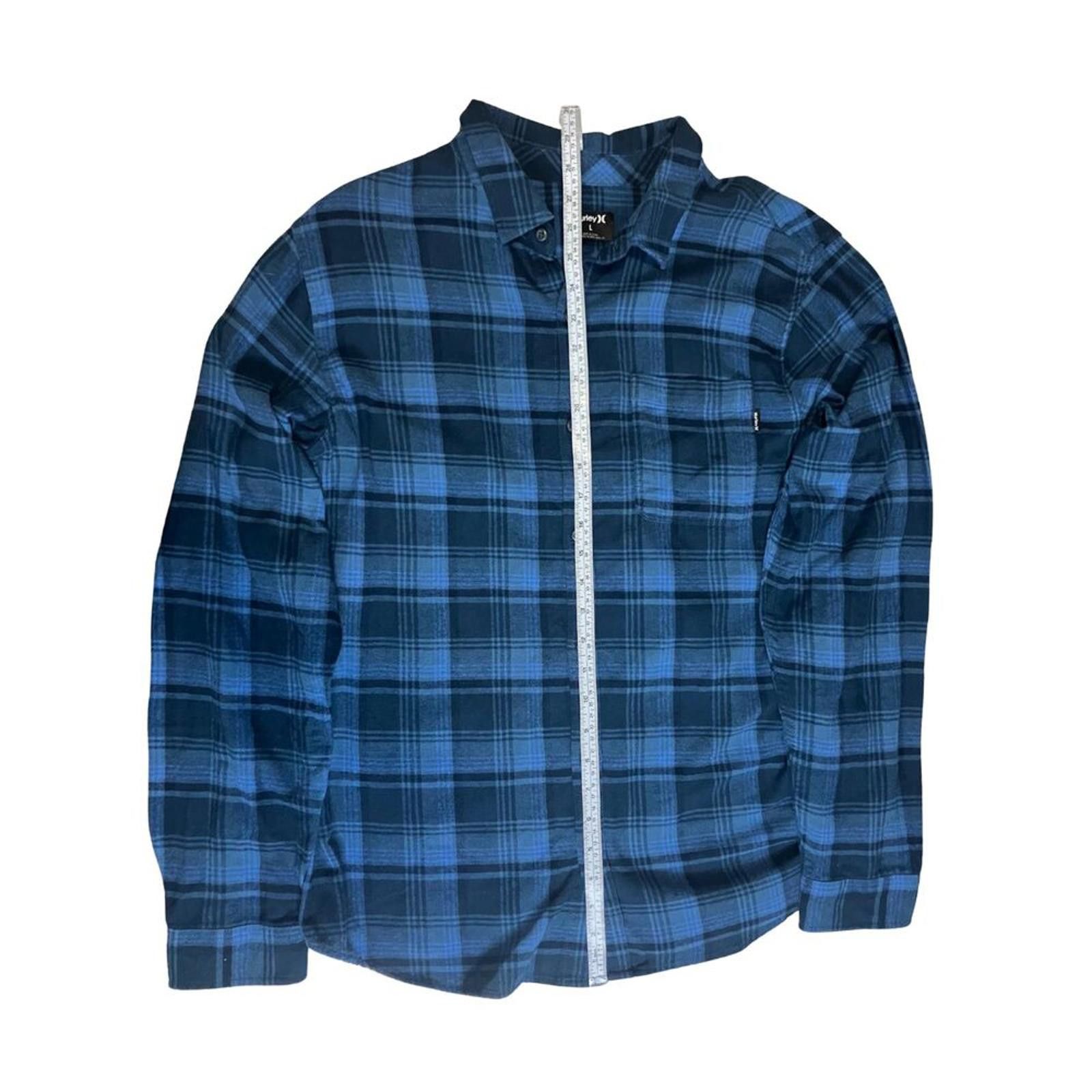 Hurley Hurley Men's Organic Cotton Flannel Shirt Size L NWT Size US L / EU 52-54 / 3 - 4 Thumbnail