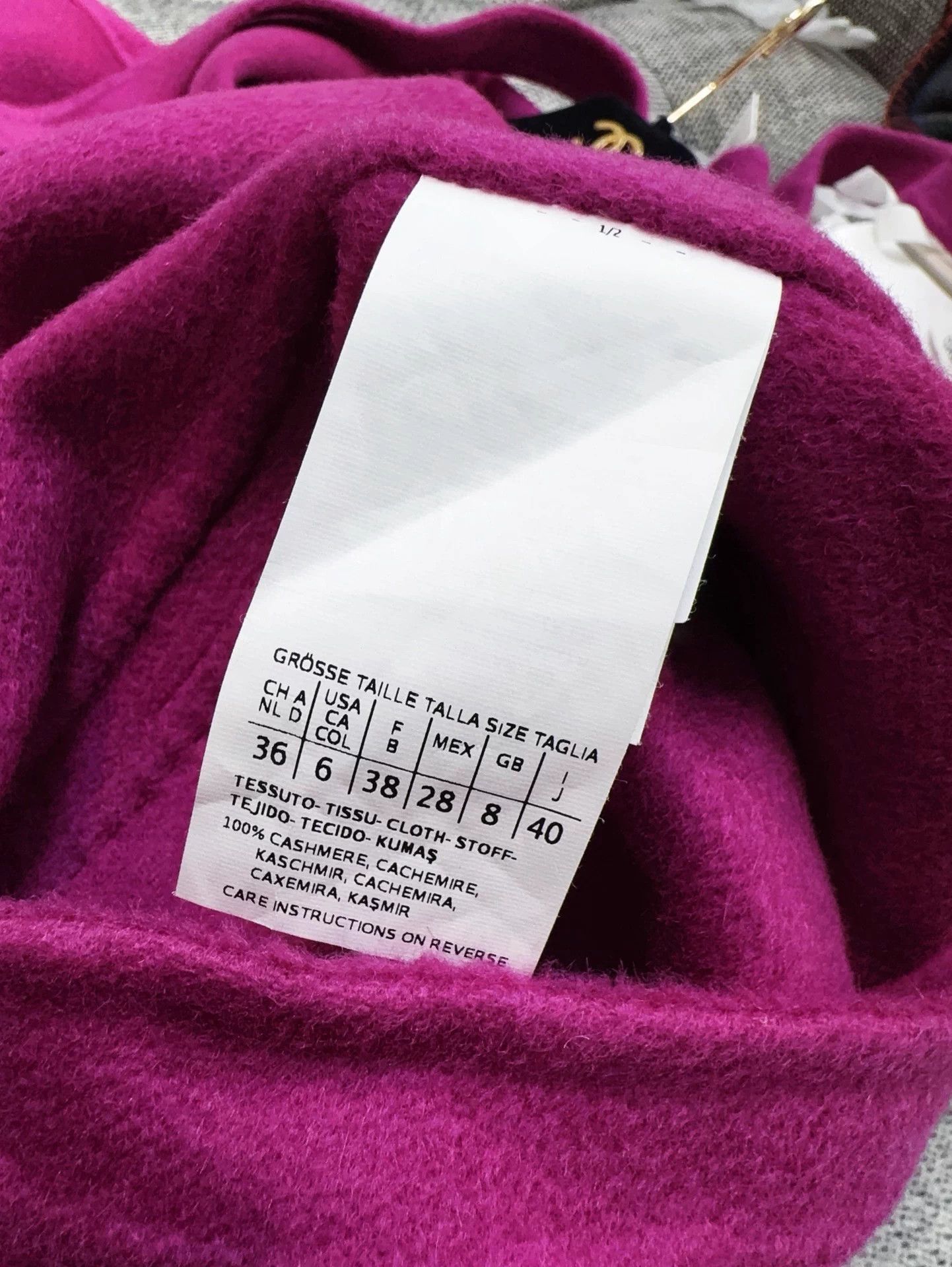 Max Mara MaxMara Purple Mid-Length Cashmere Robe Coat 38 Size S / US 4 / IT 40 - 6 Thumbnail