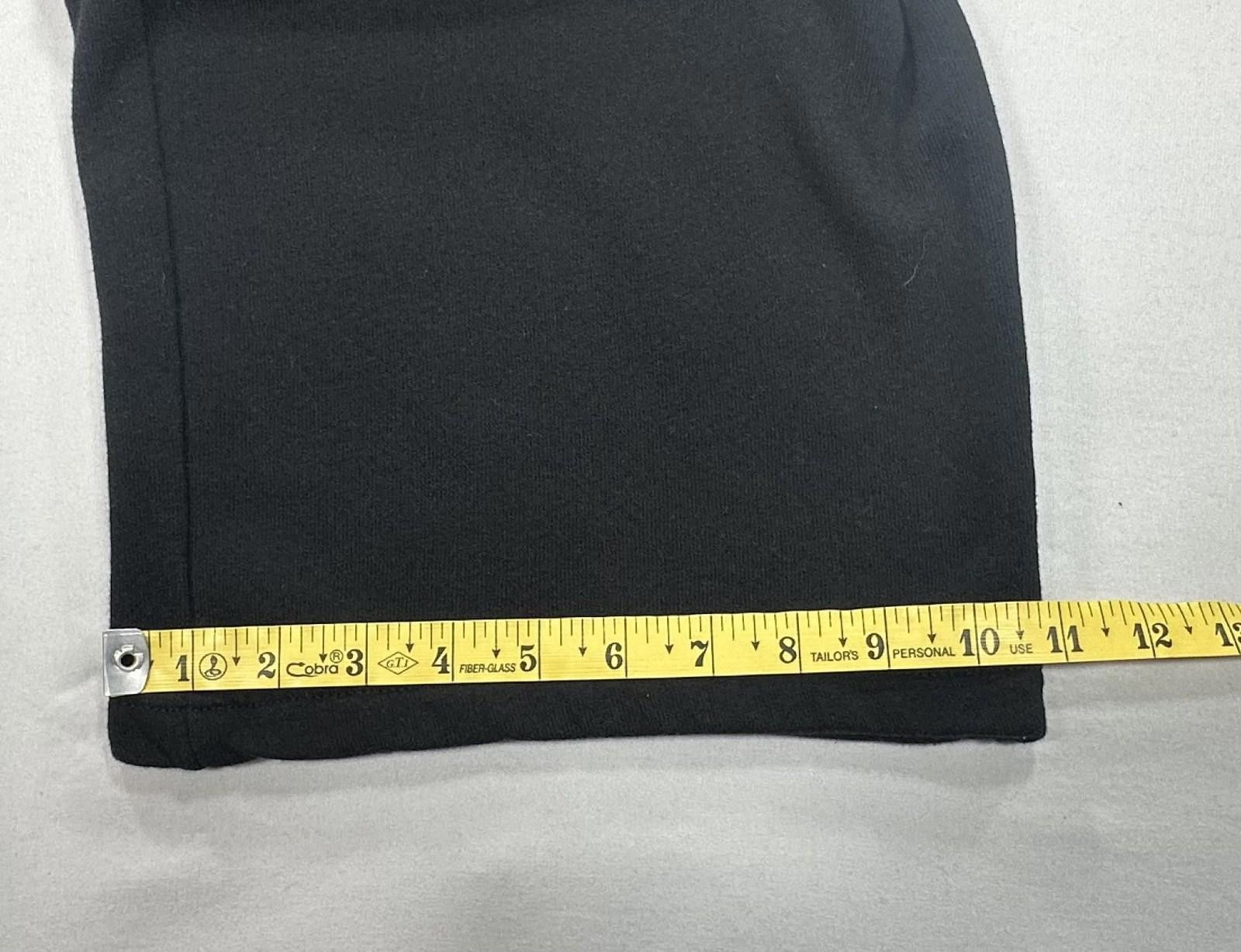 Other Bella Canvas Fleece Straight Leg Sweatpants Black Womens 2XL Size 42" / US 20 - 9 Thumbnail