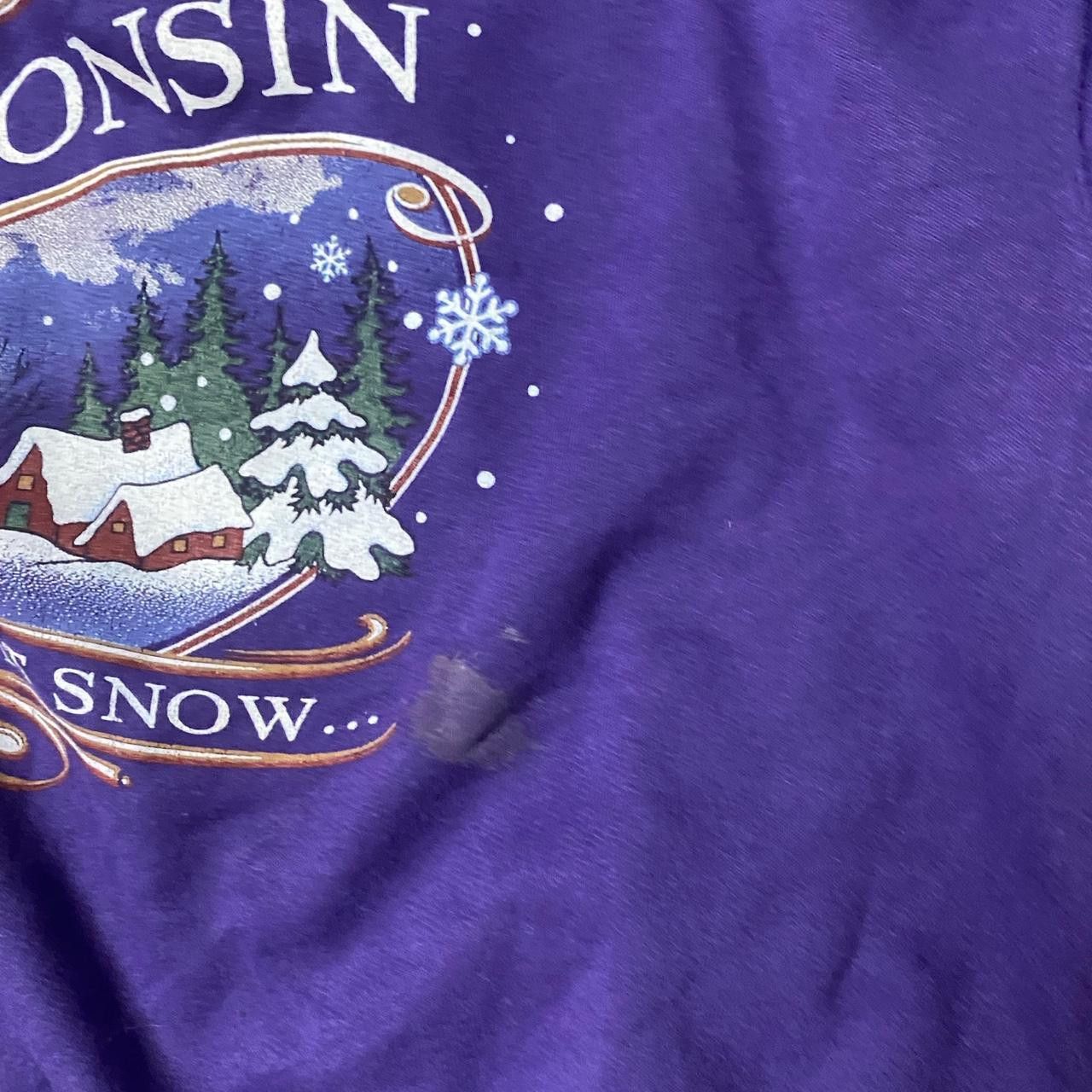 Other Wisconsin Let It Snow vintage crewneck sweatshirt winter Size US M / EU 48-50 / 2 - 3 Thumbnail