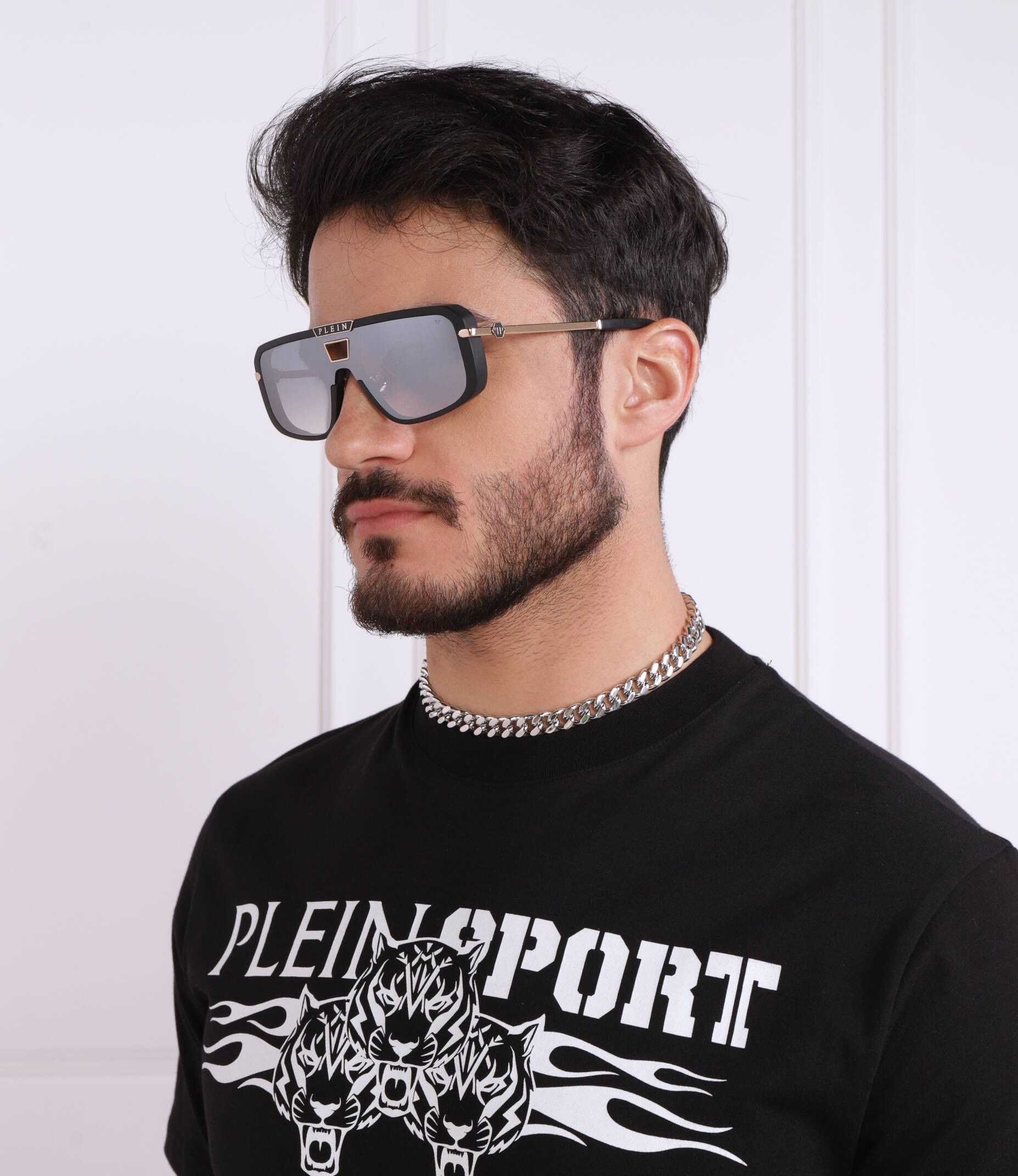 Philipp Plein Philipp Plein Men Sunglasses SPP008M 703V NEW AUTHENTIC Size ONE SIZE - 11 Thumbnail