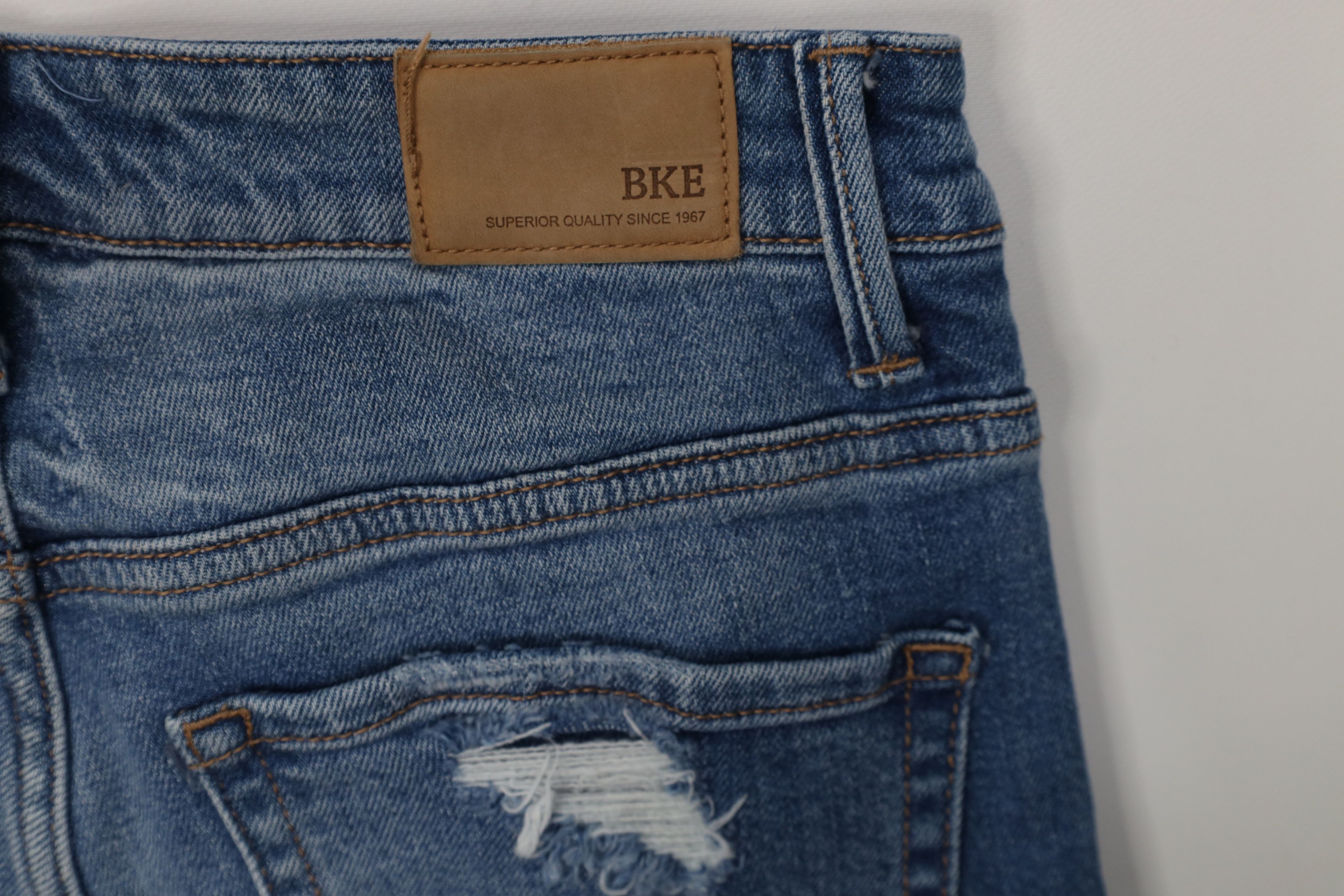 Vintage Buckle BKE Universal Fit High Rise Ankle Skinny Denim Jeans Size 25" / US 0 / IT 36 - 16 Thumbnail