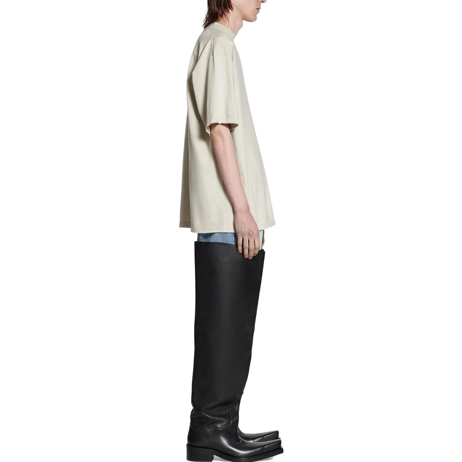 Balenciaga o1la1rc1a0226 Political Campaign T-Shirt Large Fit In Ivory Size US M / EU 48-50 / 2 - 5 Thumbnail
