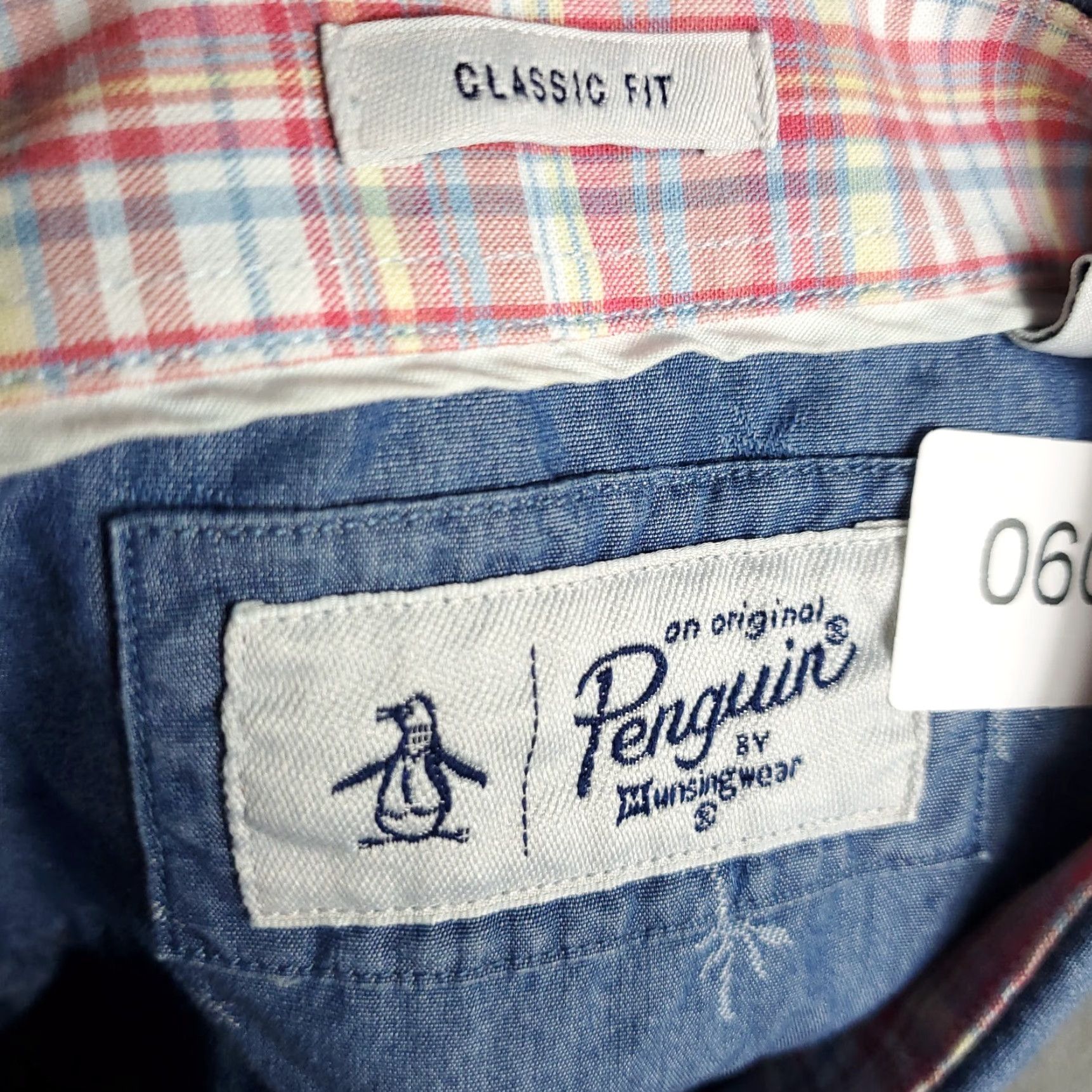 Original Penguin VINTAGE Penguin Shirt Men 2XL Blue Short Sleeve Button-Up Casual Business Formal Party Size US XXL / EU 58 / 5 - 6 Thumbnail