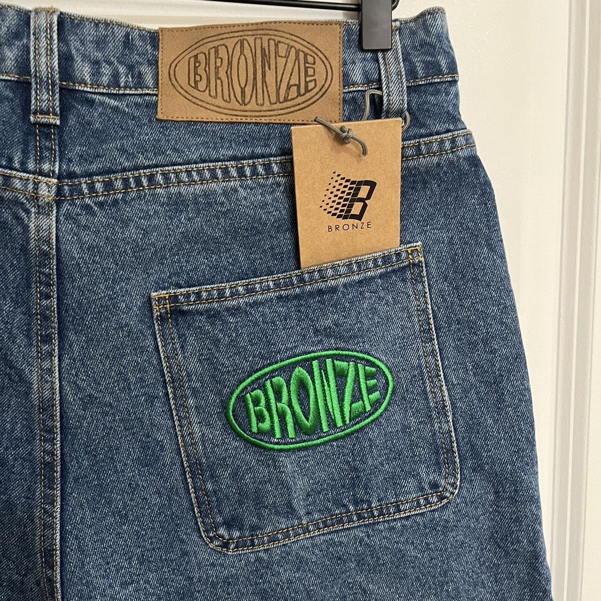 Bronze 56k Bronze 56k Denim Shorts 32 Size US 32 / EU 48 - 3 Thumbnail
