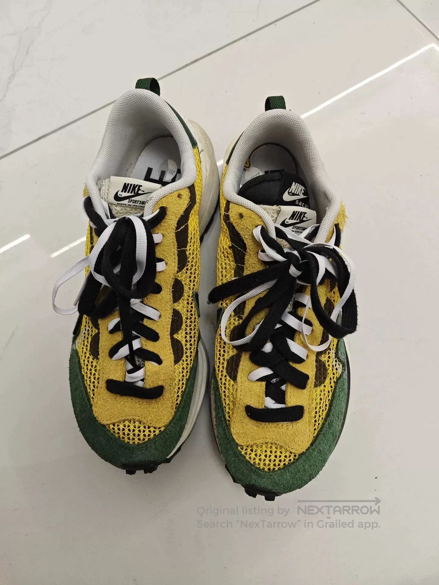 Nike Sacai x Nike VaporWaffle Tour Yellow. Size US 7.5 / EU 40-41 - 1 Thumbnail