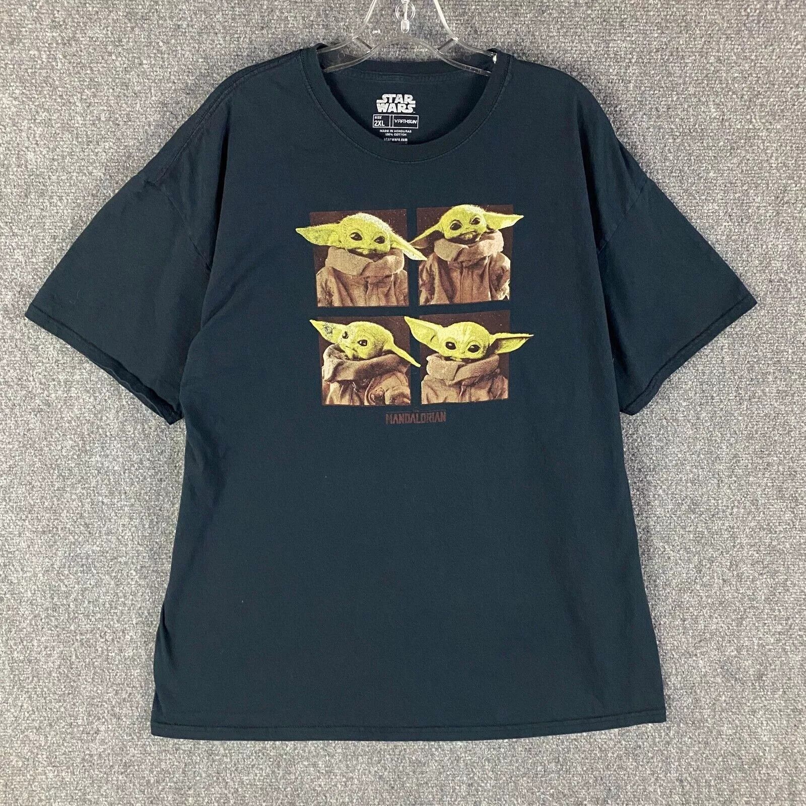 Star Wars Disney Stars Wars Shirt Men's 2XL Baby Yoda Casual Crew Neck Size US XXL / EU 58 / 5 - 1 Thumbnail