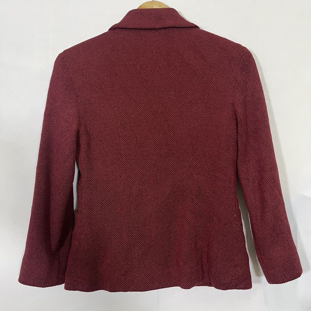 Japanese Brand BELLE PONETTI VINTAGE TEXTURED BUTTON UP JACKET Size XS / US 0-2 / IT 36-38 - 8 Thumbnail