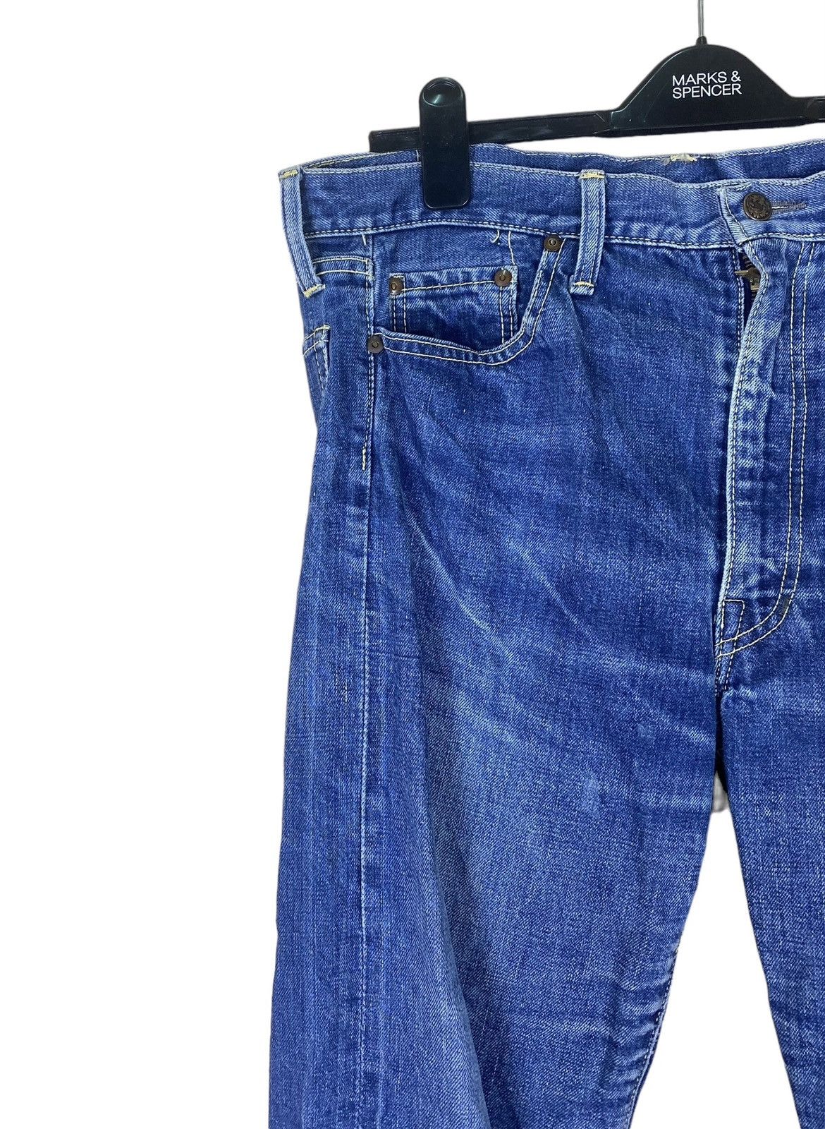 Vintage Vintage 80s Denim Single Selvedge Size US 36 / EU 52 - 3 Thumbnail