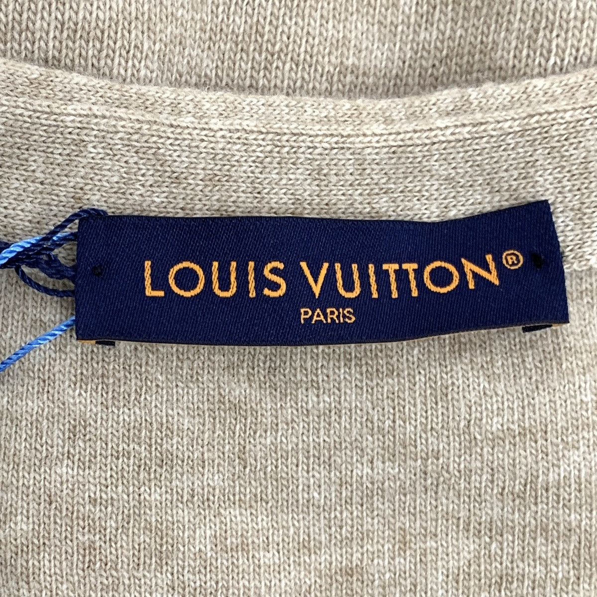 Louis Vuitton Louis Vuitton Checked Wool V-neck Sleeveless Knit Vest K26WX Size US L / EU 52-54 / 3 - 6 Thumbnail